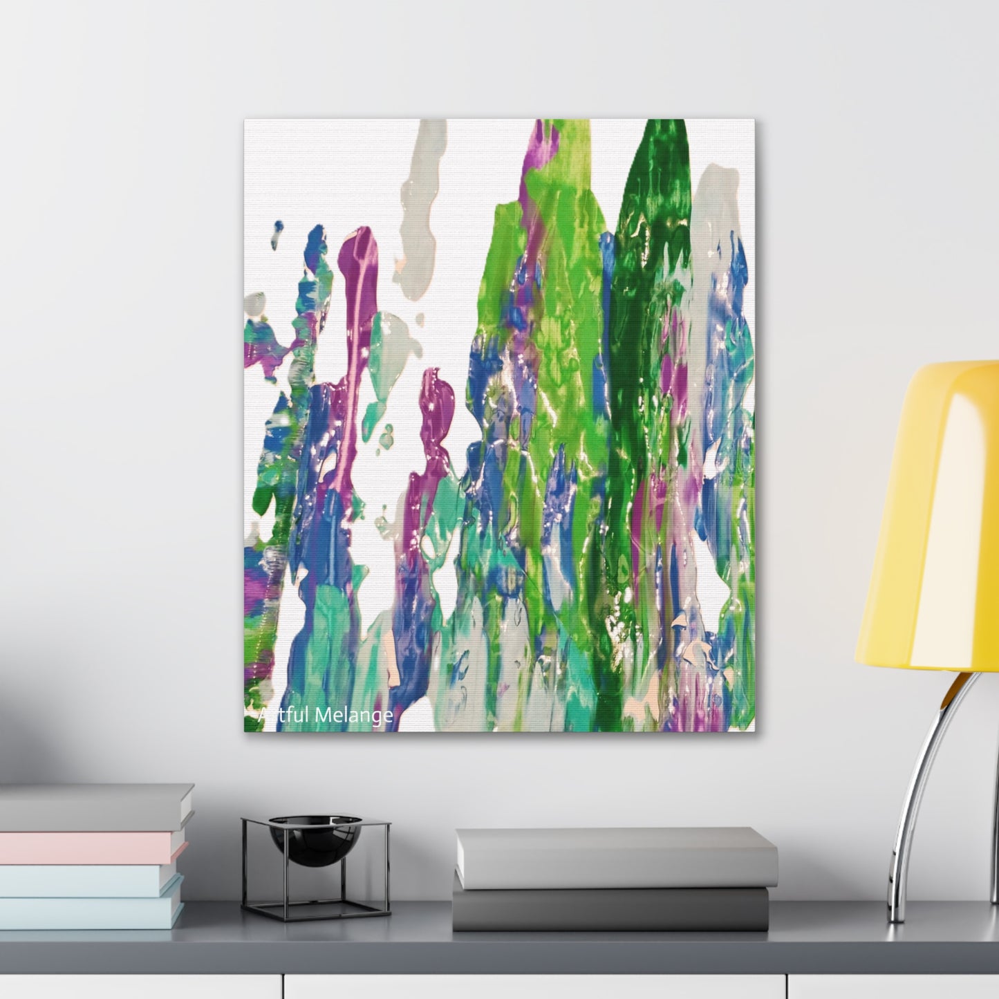 Acrylic Abstract Canvas Print - Richly Textured Artistry