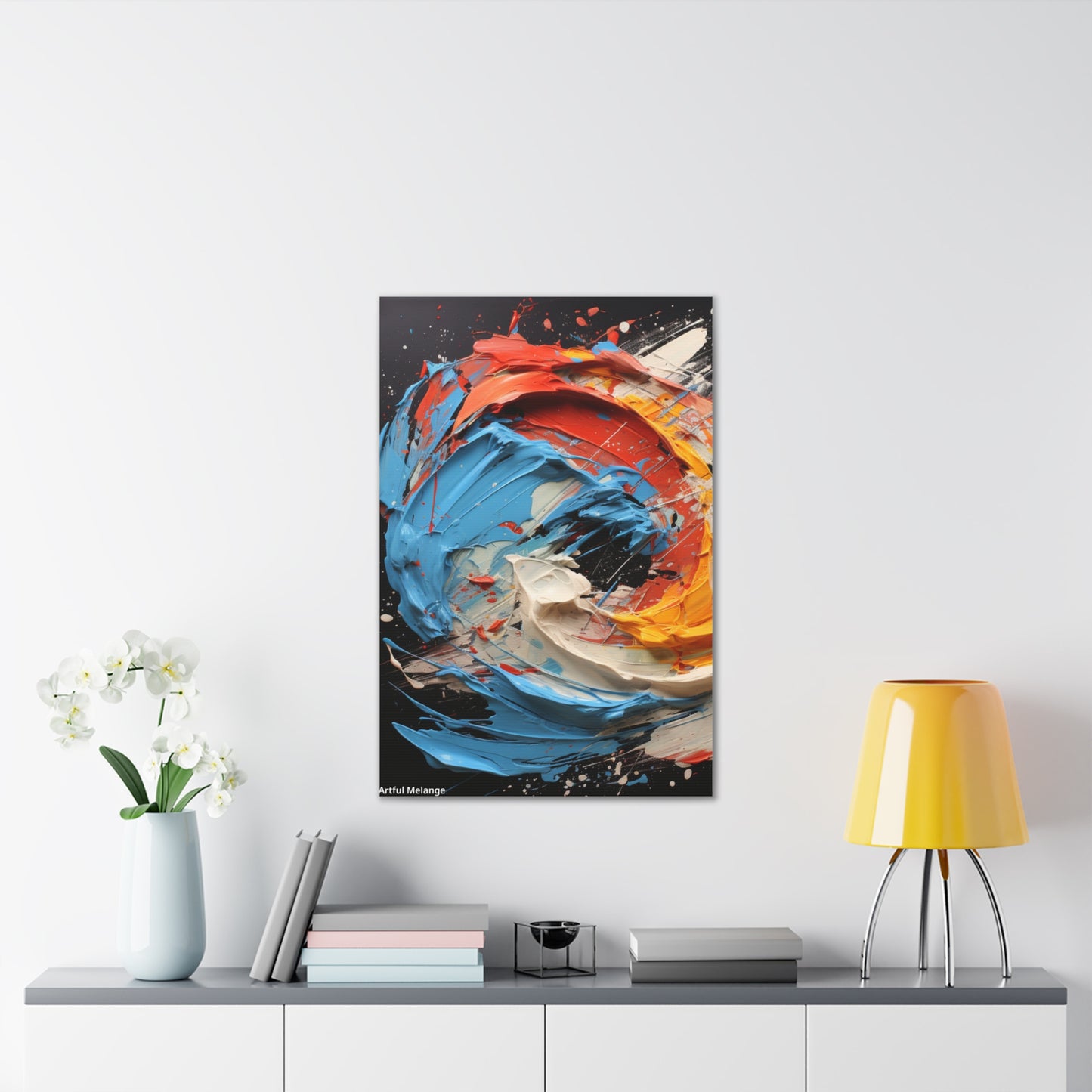 Acrylic Abstract  Canvas Print - Richly Textured Artistry