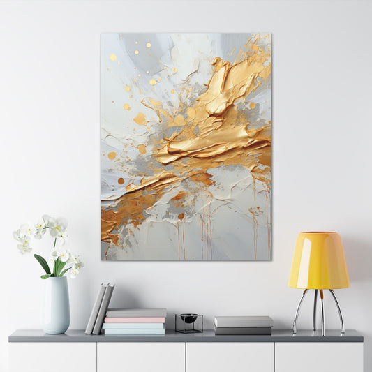 Acrylic Abstract Canvas Print - Richly Textured Artistry