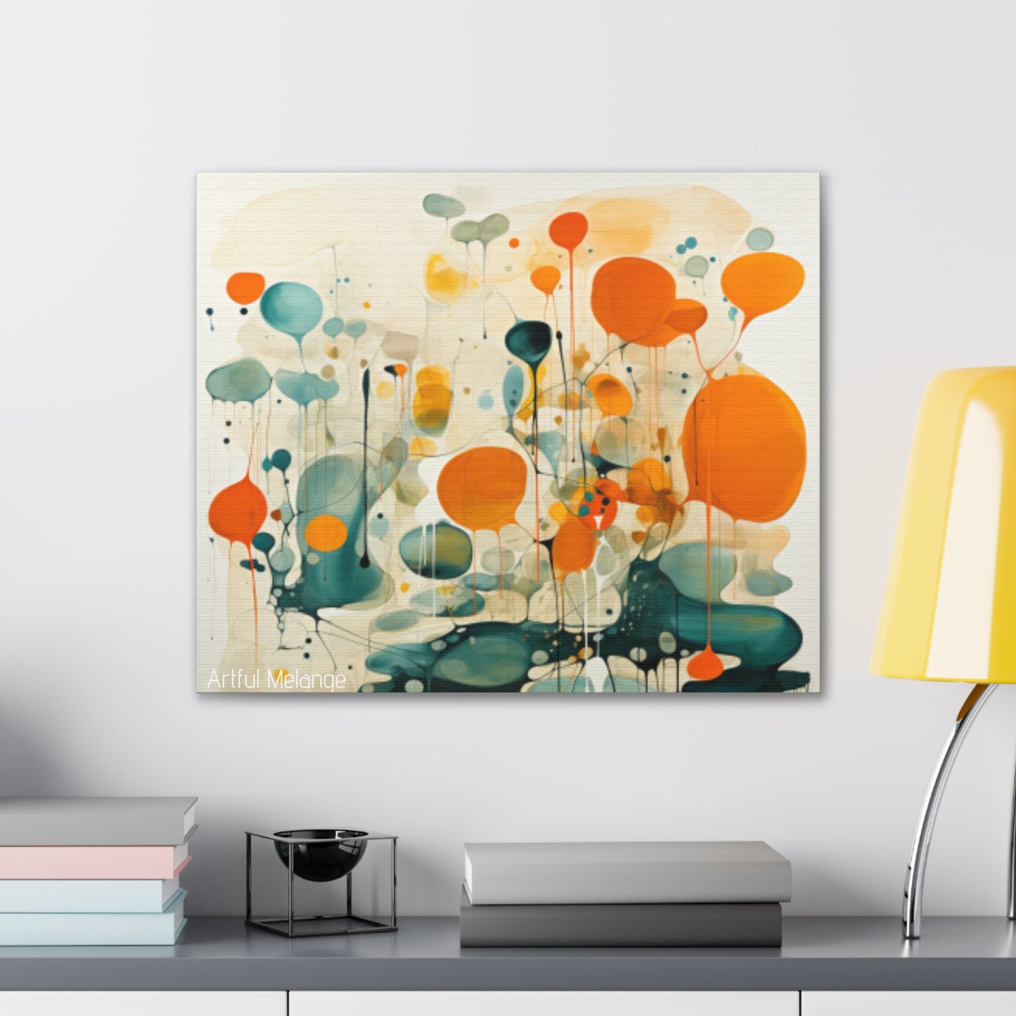 Primary Elegance: A Symphony of Sophistication Canvas Print