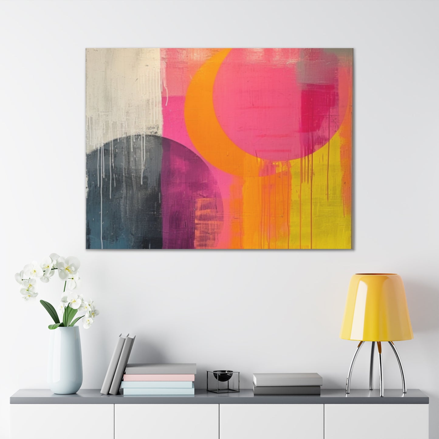 Primary Elegance: A Symphony of Sophistication Canvas Print