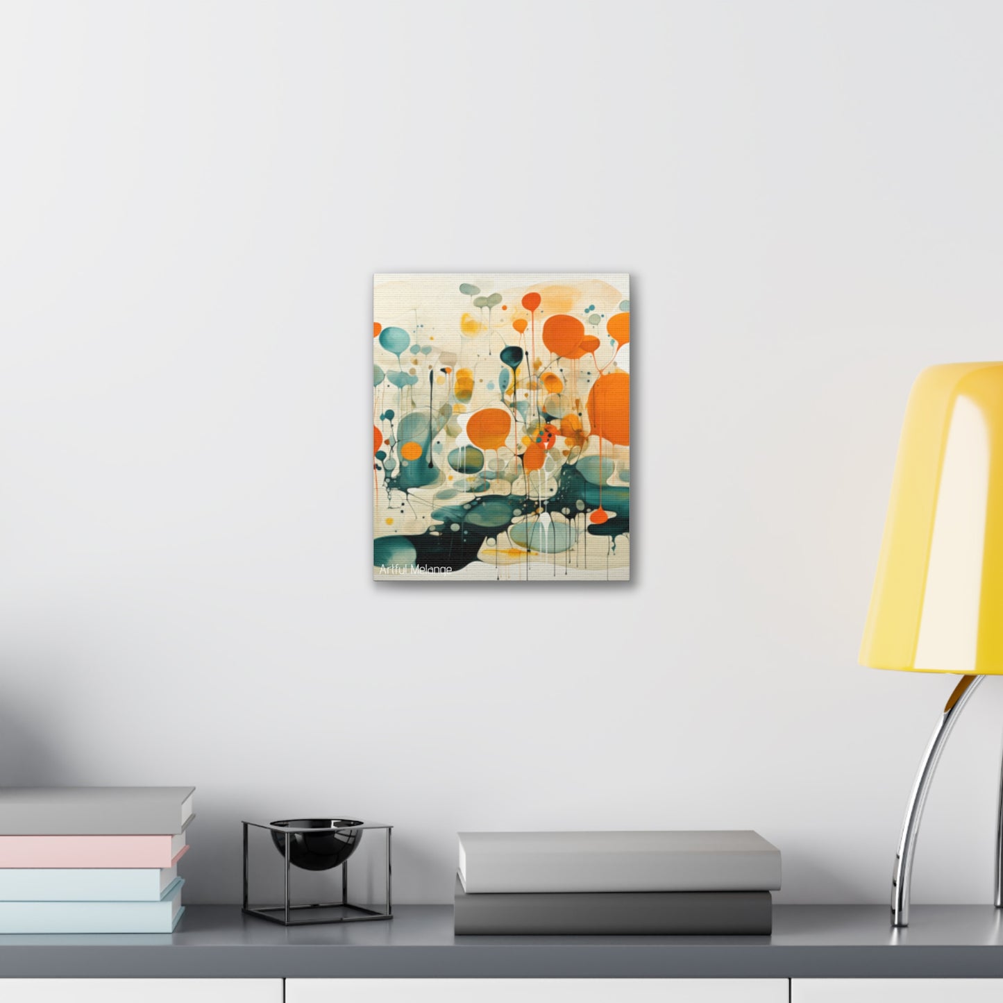 Primary Elegance: A Symphony of Sophistication Canvas Print