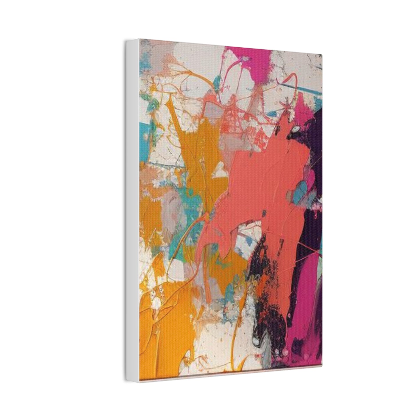 Primary Elegance: A Symphony of Sophistication Canvas Print