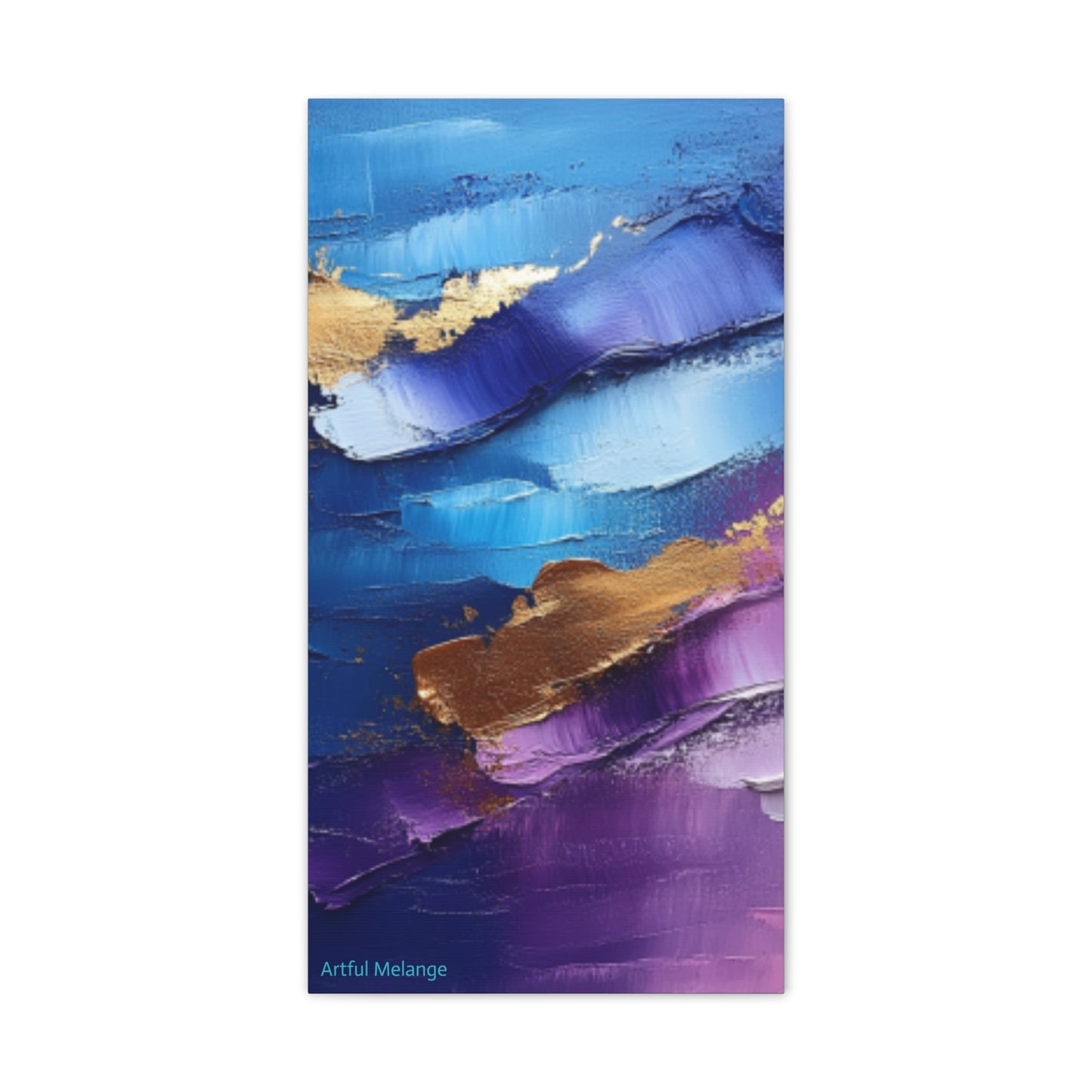 Acrylic Abstract Canvas Print - Richly Textured Artistry