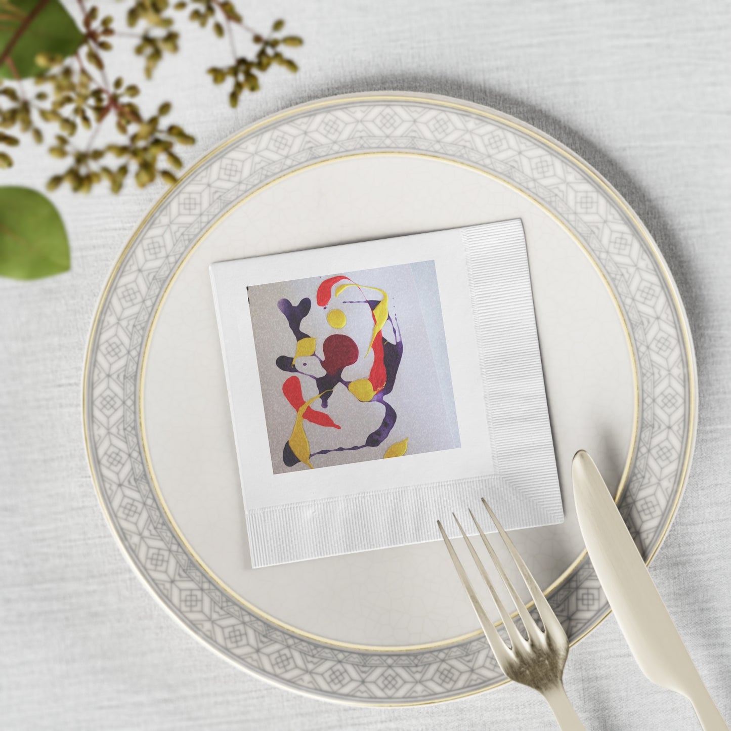 ChromaBlend™ Artistry Abstract Art Napkins”