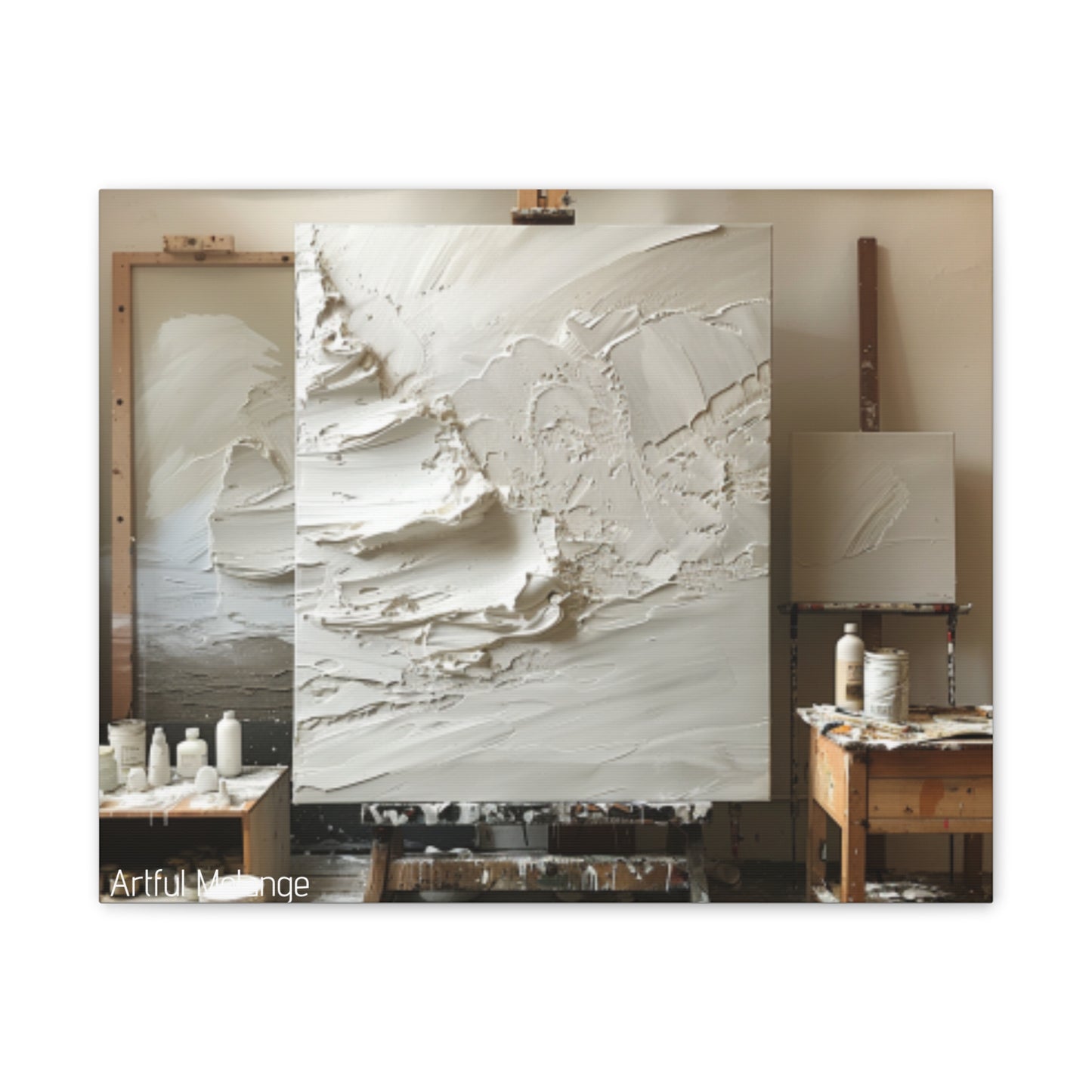 Primary Elegance: A Symphony of Sophistication Canvas Print