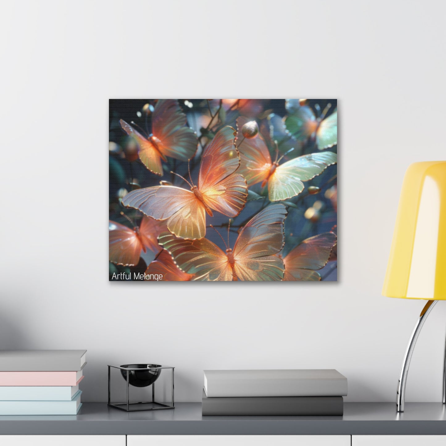 Fluttering Dreams: Butterfly Canvas Print Collection