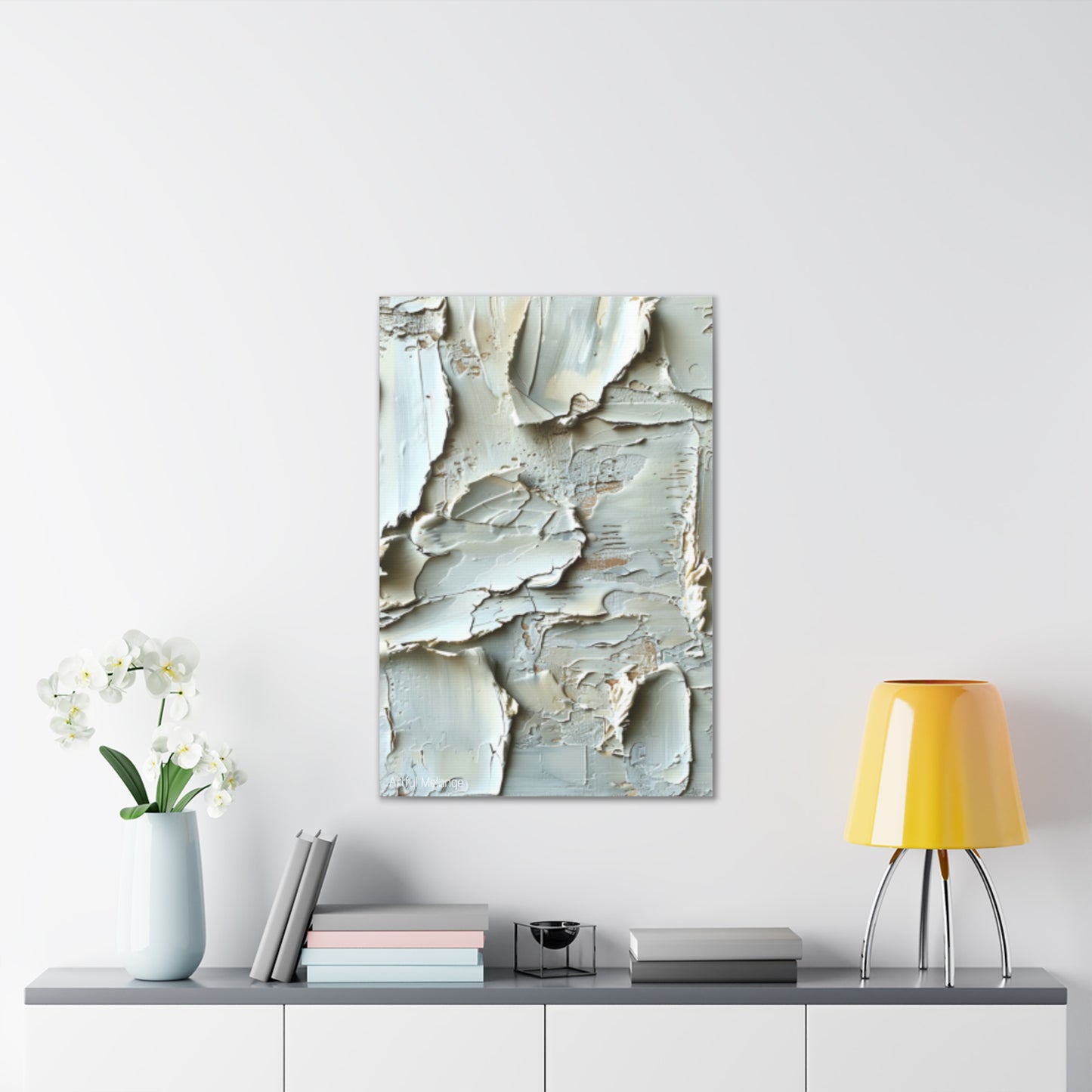 Primary Elegance: A Symphony of Sophistication Canvas Print