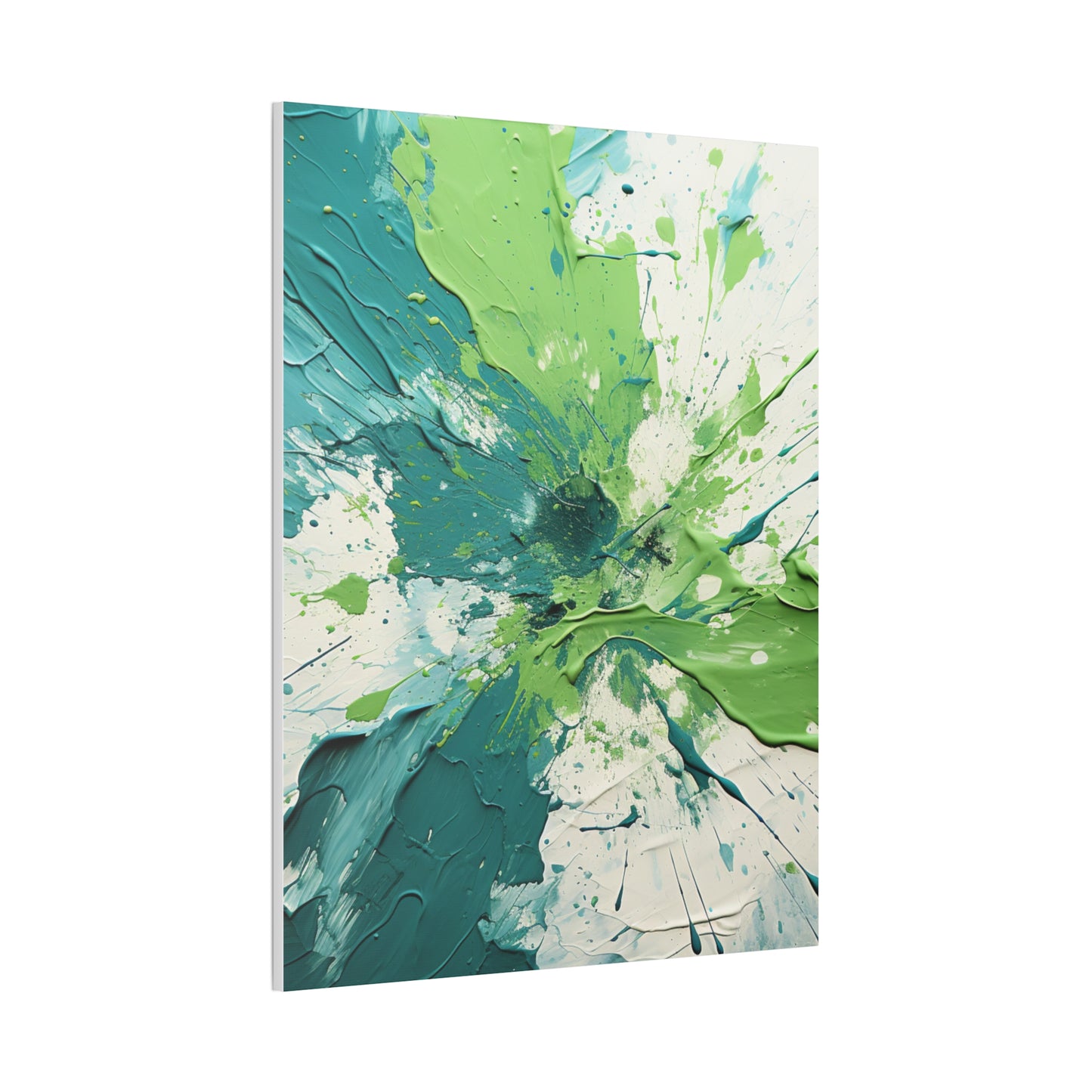 Acrylic Abstract Canvas Print - Richly Textured Artistry