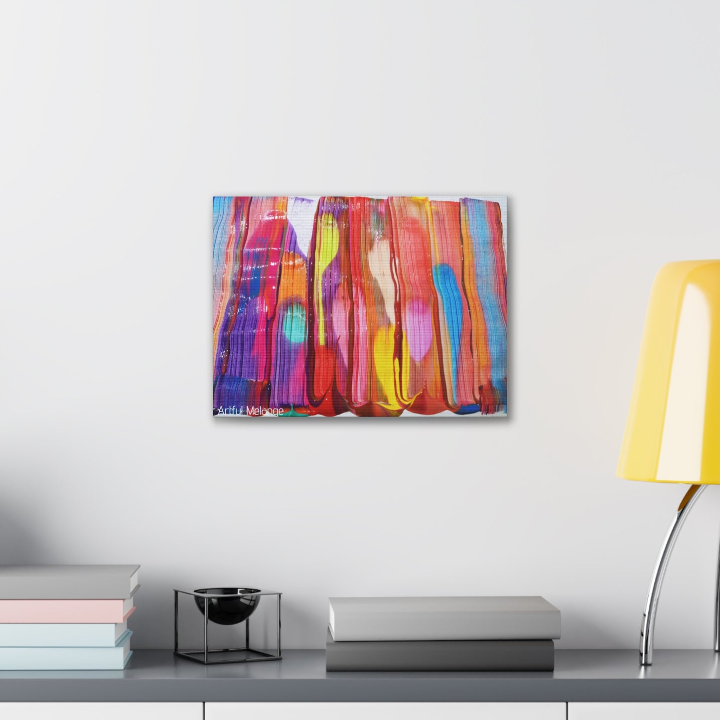 Primary Elegance: A Symphony of Sophistication Canvas Print