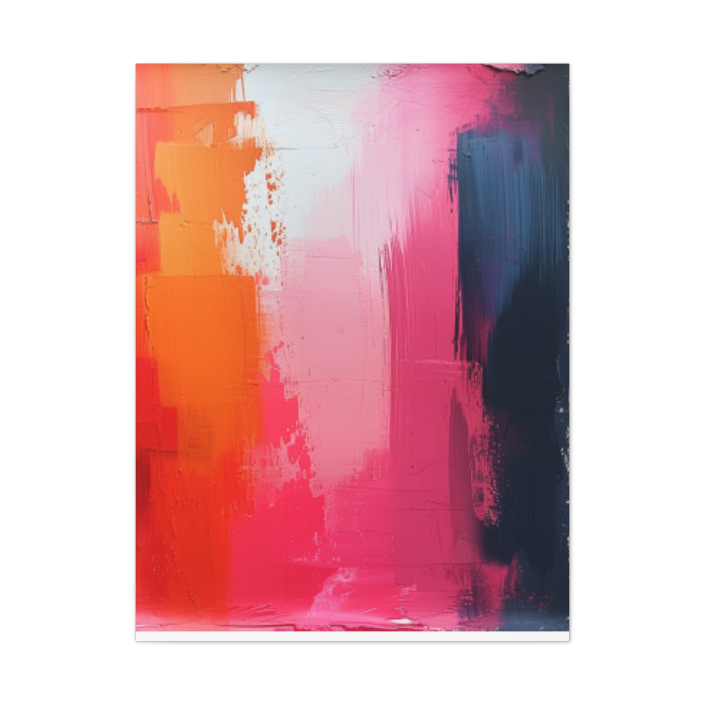 In The Pink: A Symphony of Sophistication Canvas Print