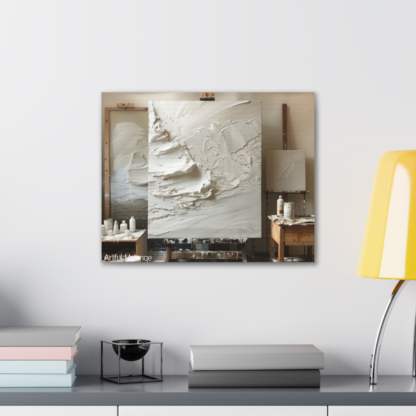 Primary Elegance: A Symphony of Sophistication Canvas Print