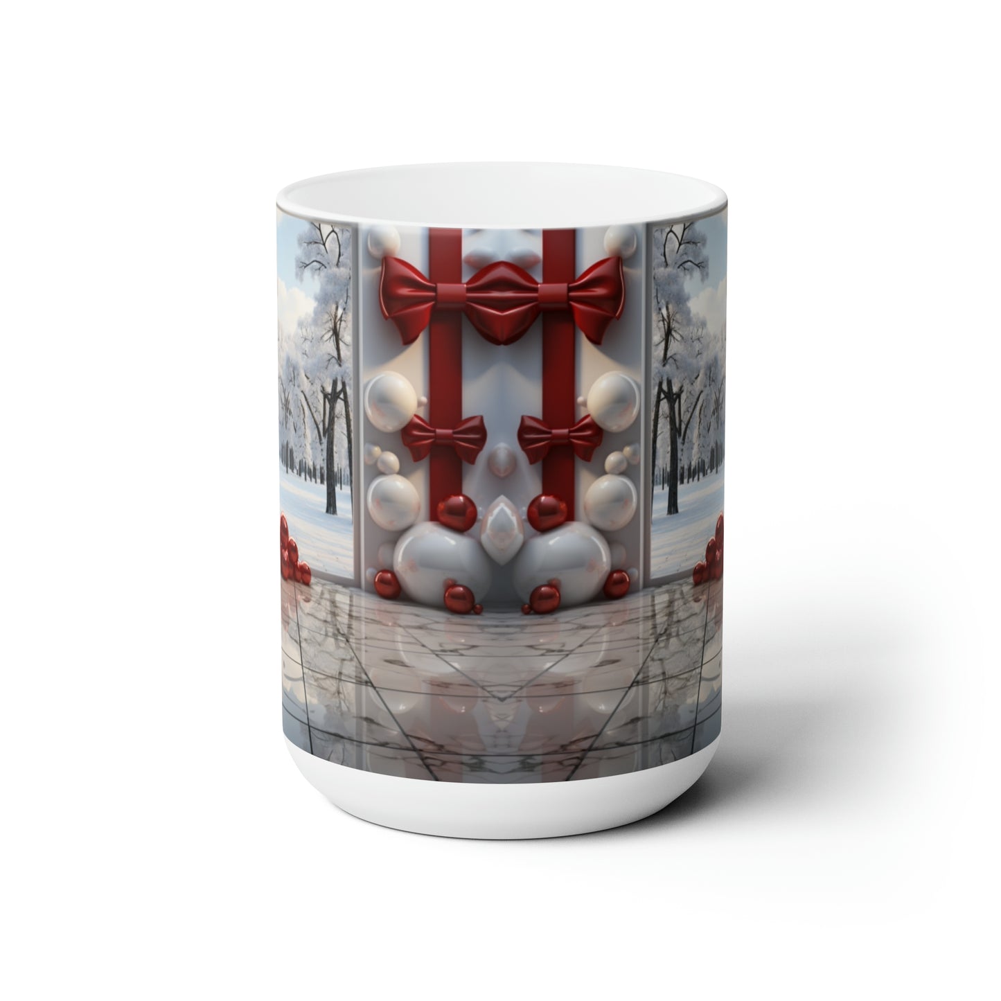 Cozy Holiday Mugs: Embrace the Season with Our Festive Living Scenes 15oz