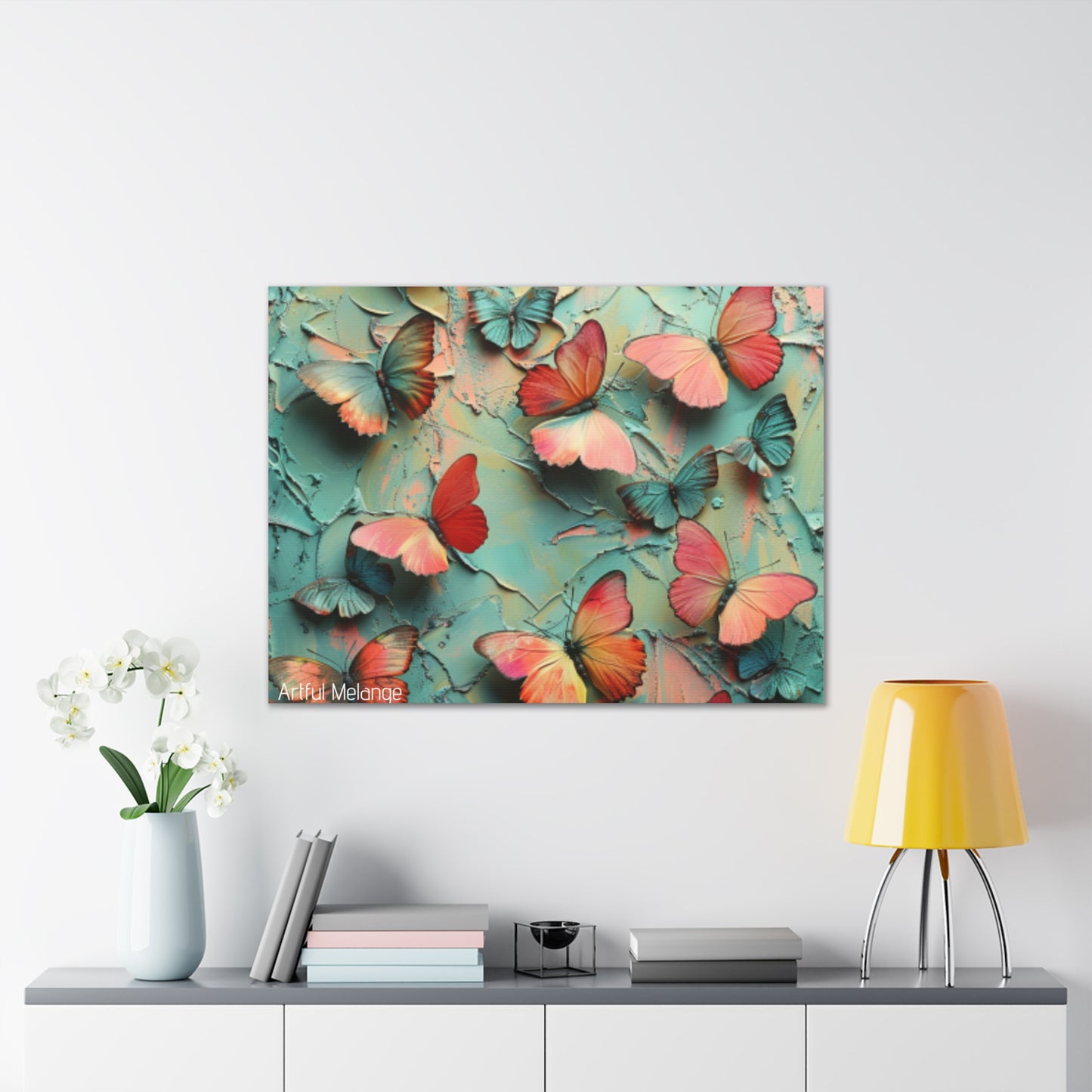 Fluttering Dreams: Butterfly Canvas Print Collection