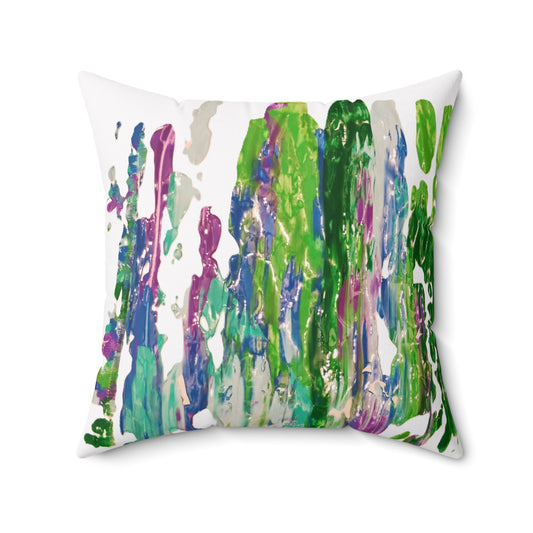 Artistic Abstractions: Abstract Acrylic Art Pillows Collection