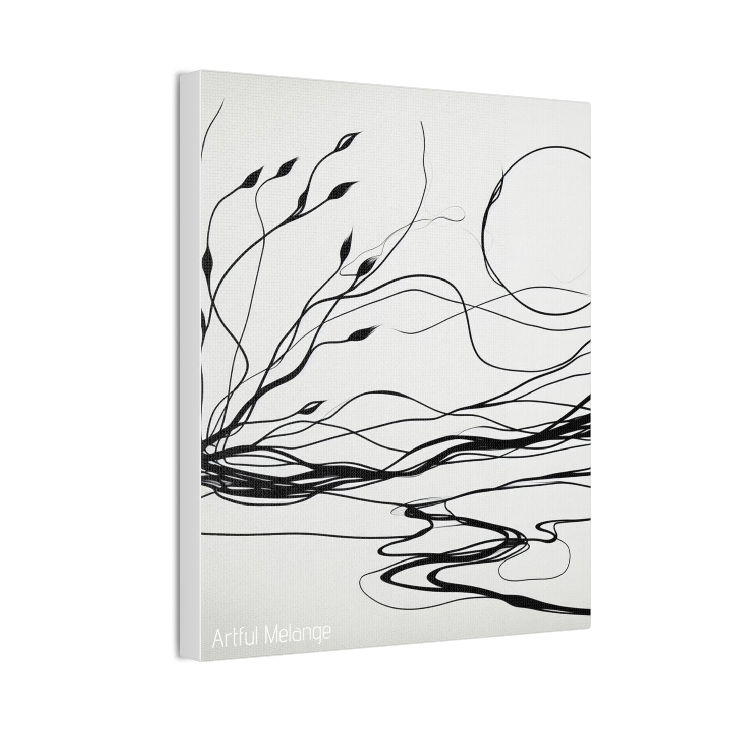 Primary Elegance: A Symphony of Sophistication Canvas Print