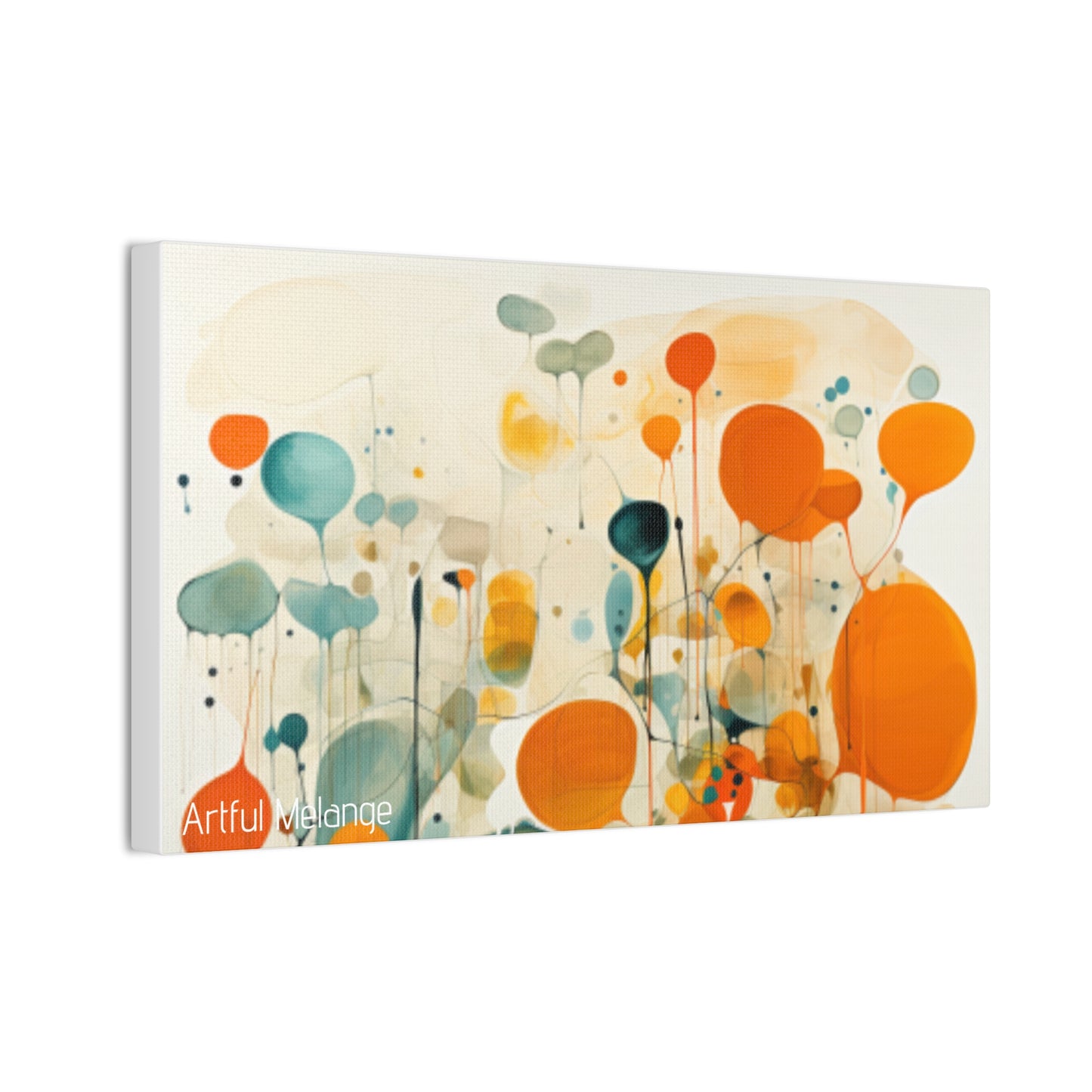 Primary Elegance: A Symphony of Sophistication Canvas Print