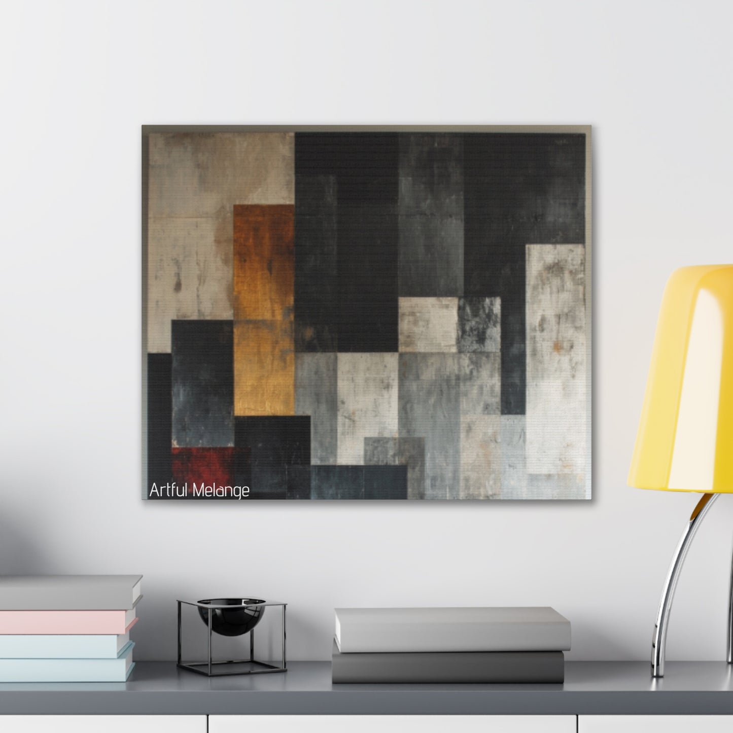 Primary Elegance: A Symphony of Sophistication Canvas Print