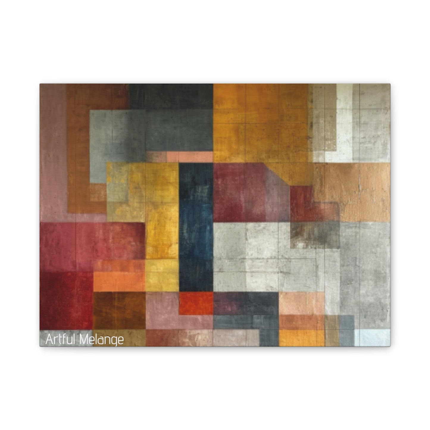 Primary Elegance: A Symphony of Sophistication Canvas Print