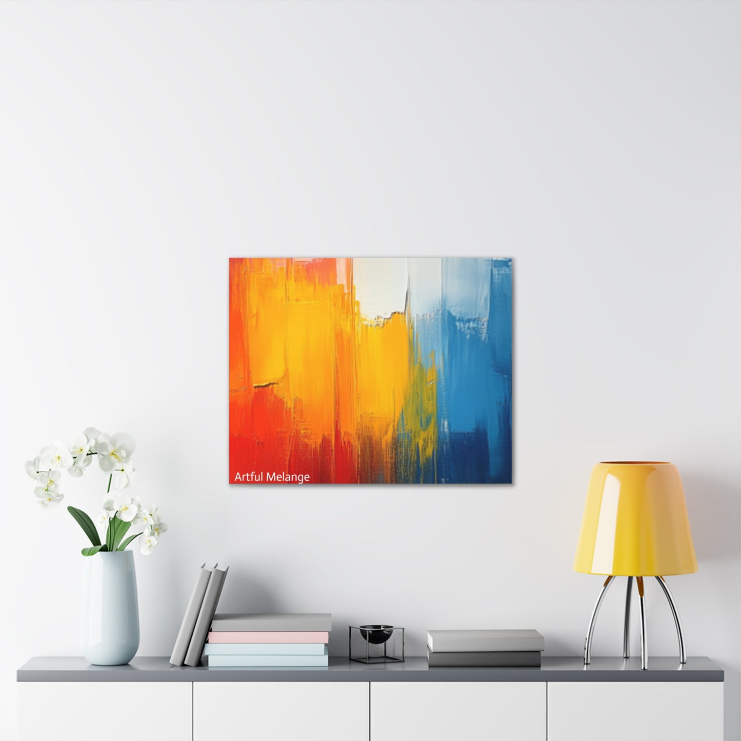 Acrylic Abstract Canvas Print - Richly Textured Artistry