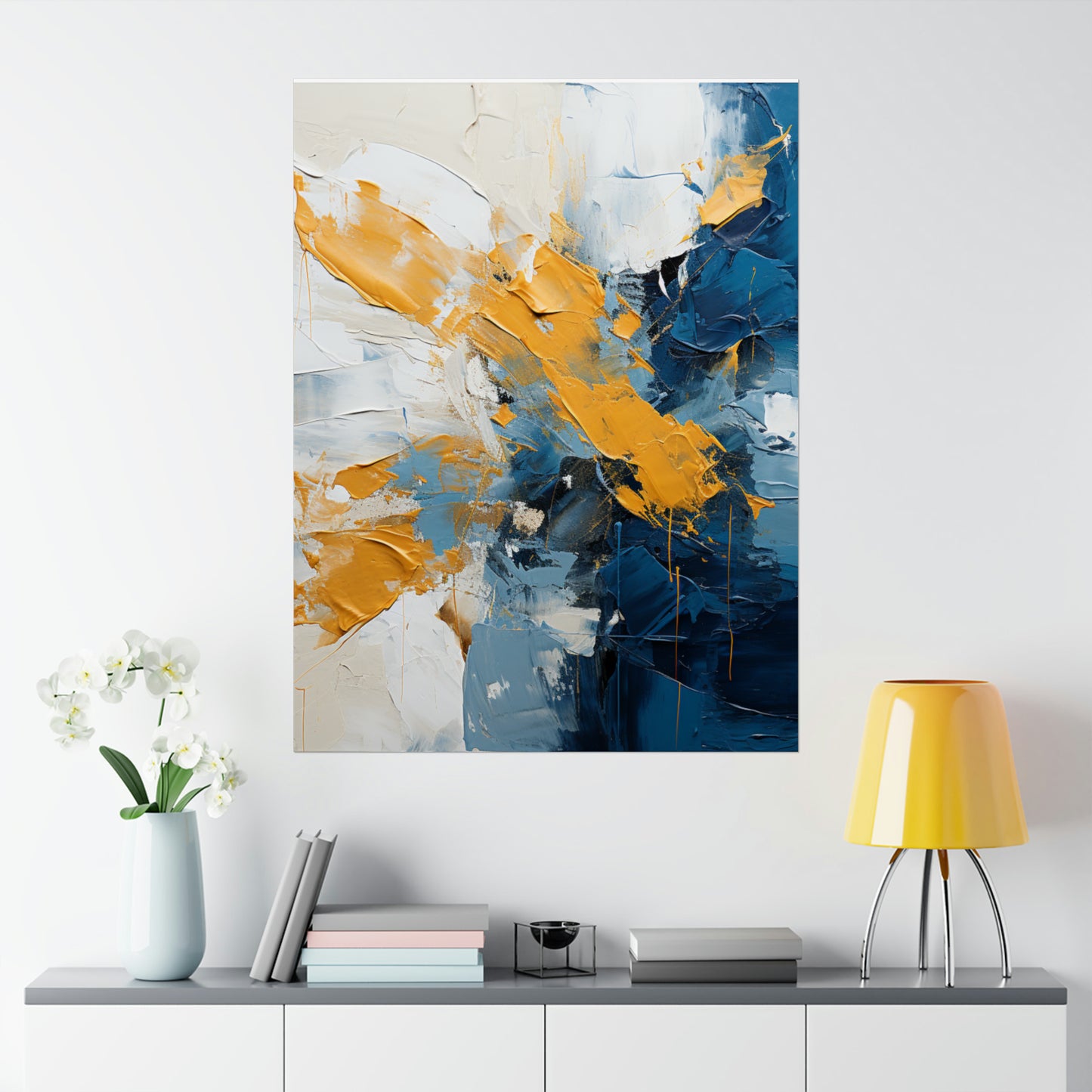 Radiant Harmony Matte Vertical Canvas Poster