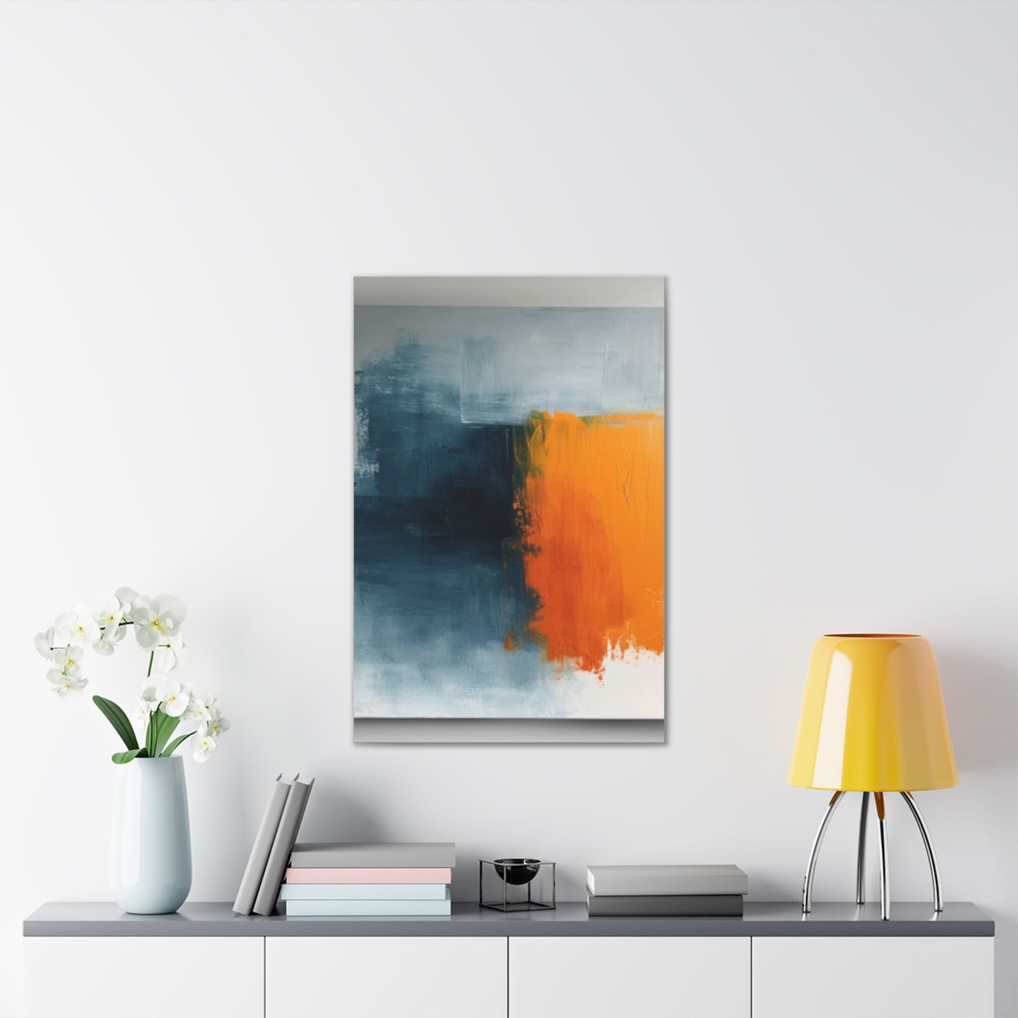 Primary Elegance: A Symphony of Sophistication Canvas Print