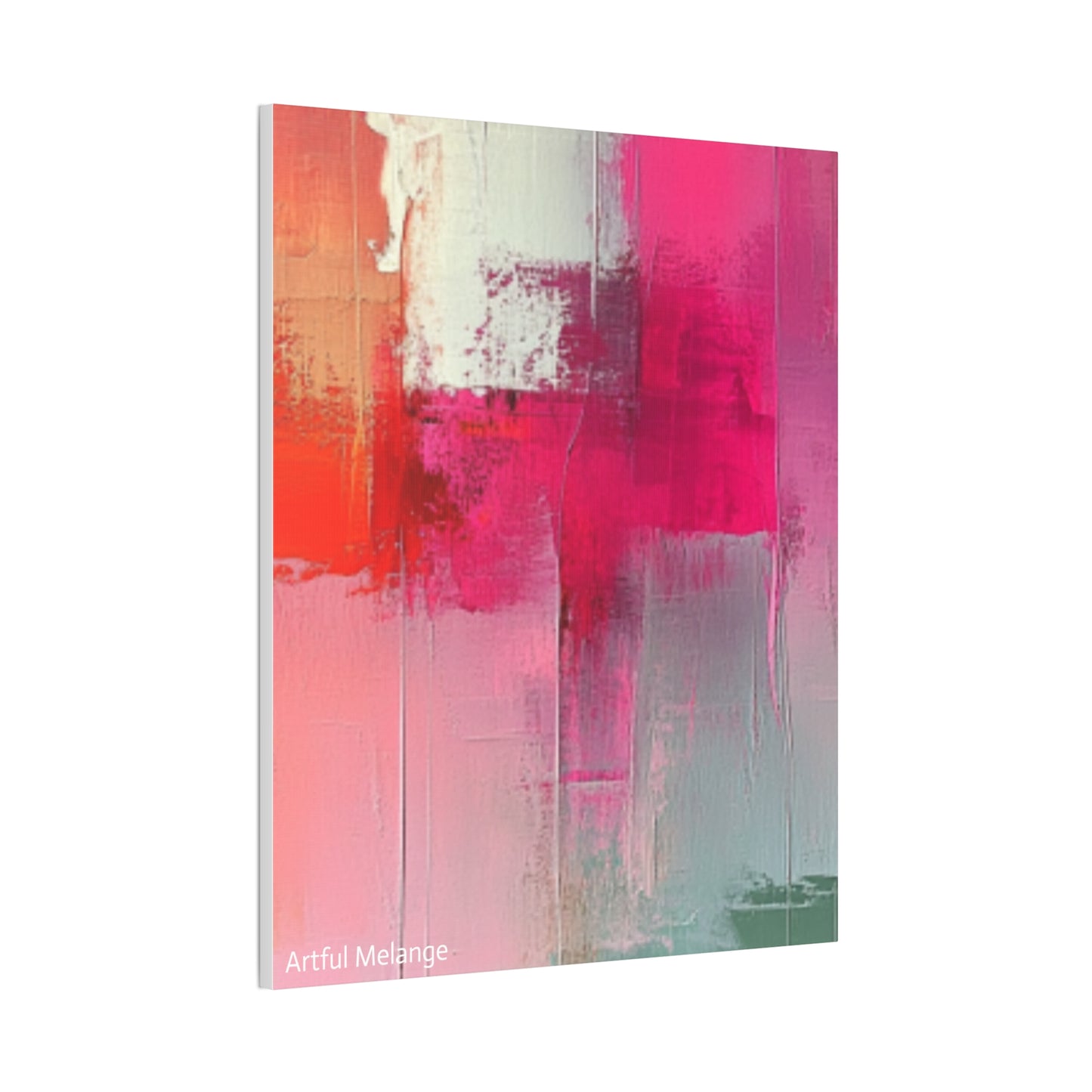 Acrylic Abstract Canvas Print - Richly Textured Artistry