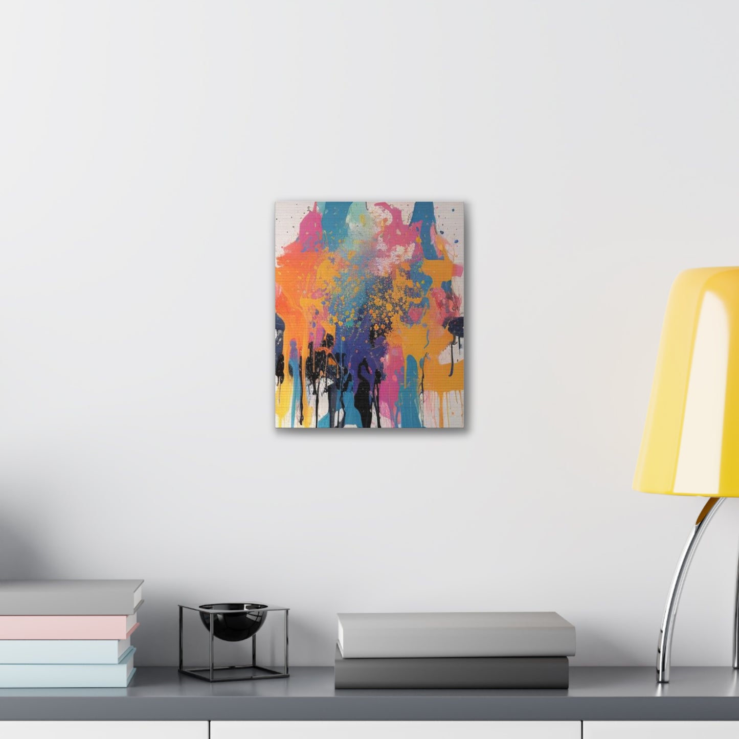 Primary Elegance: A Symphony of Sophistication Canvas Print