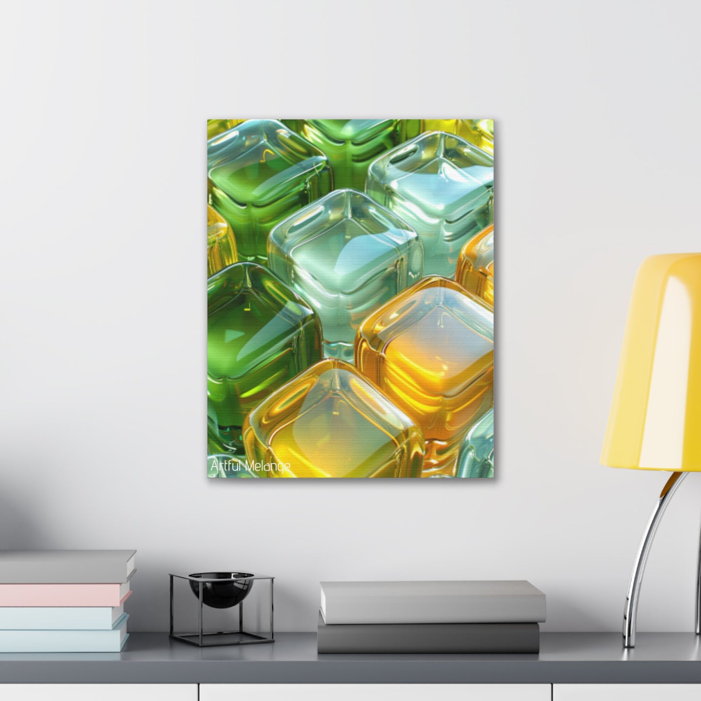 Primary Elegance: A Symphony of Sophistication Canvas Print