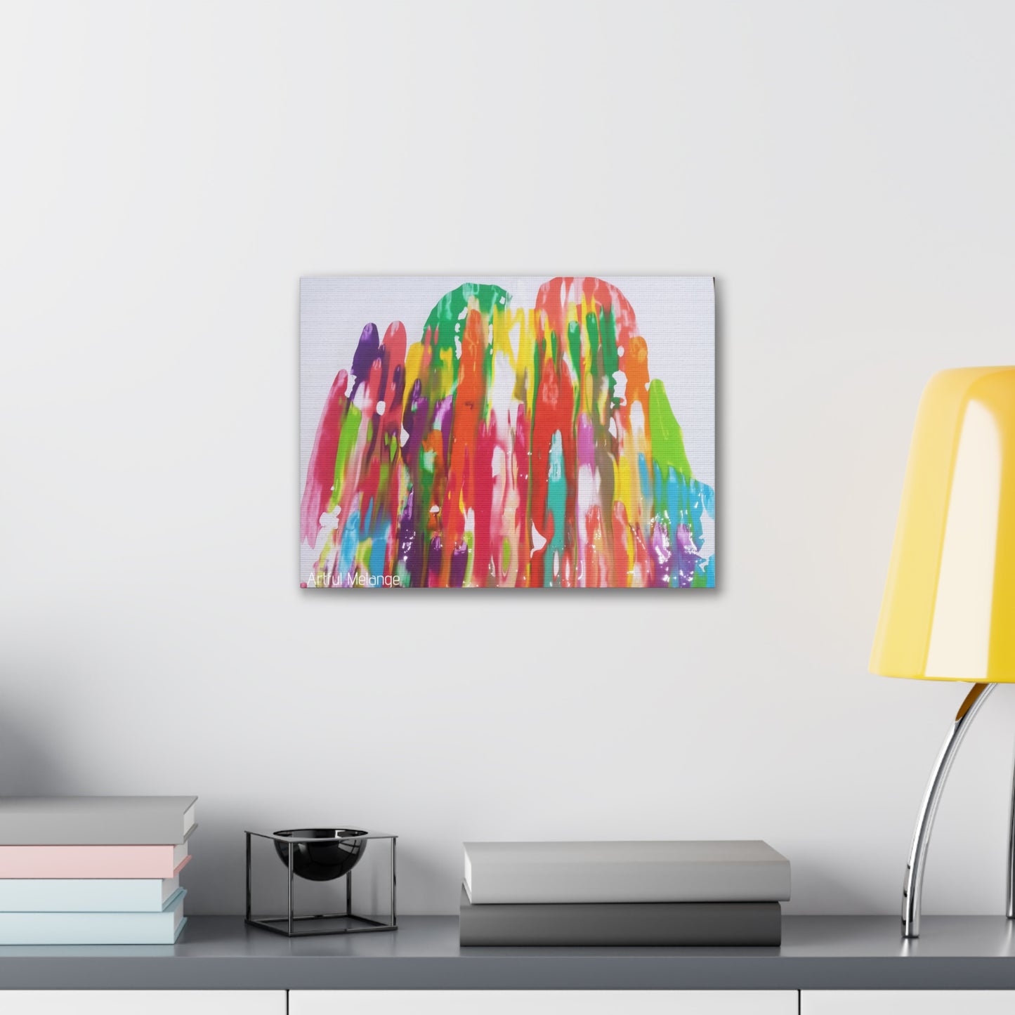 Primary Elegance: A Symphony of Sophistication Canvas Print