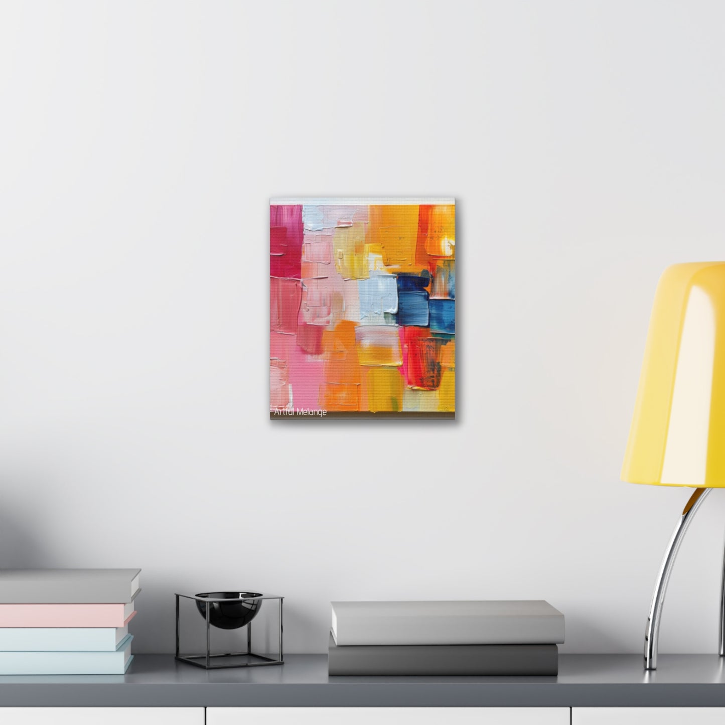 Primary Elegance: A Symphony of Sophistication Canvas Print