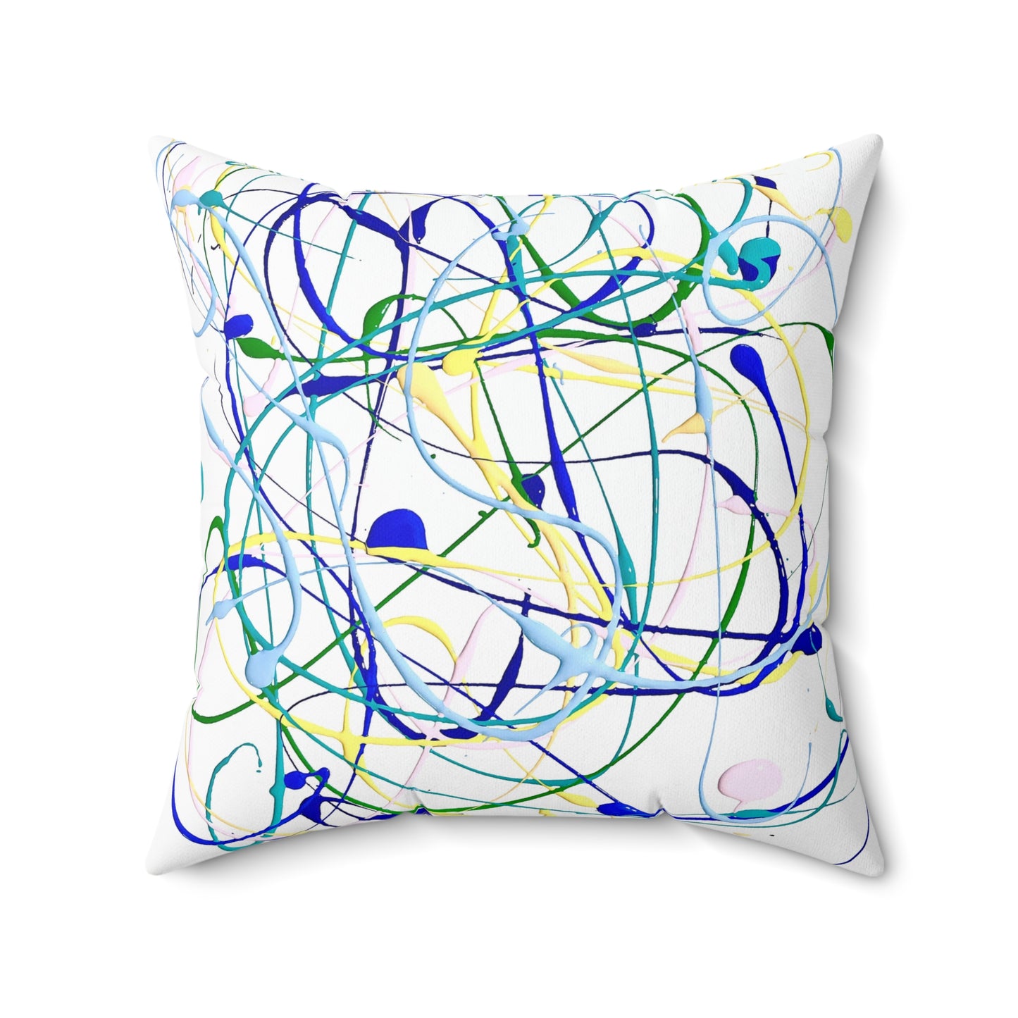 Artistic Abstractions: Abstract Acrylic Art Pillows Collection