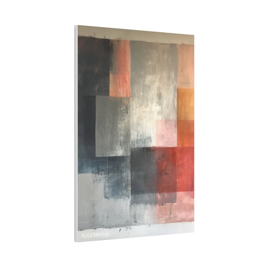 Primary Elegance: A Symphony of Sophistication Canvas Print