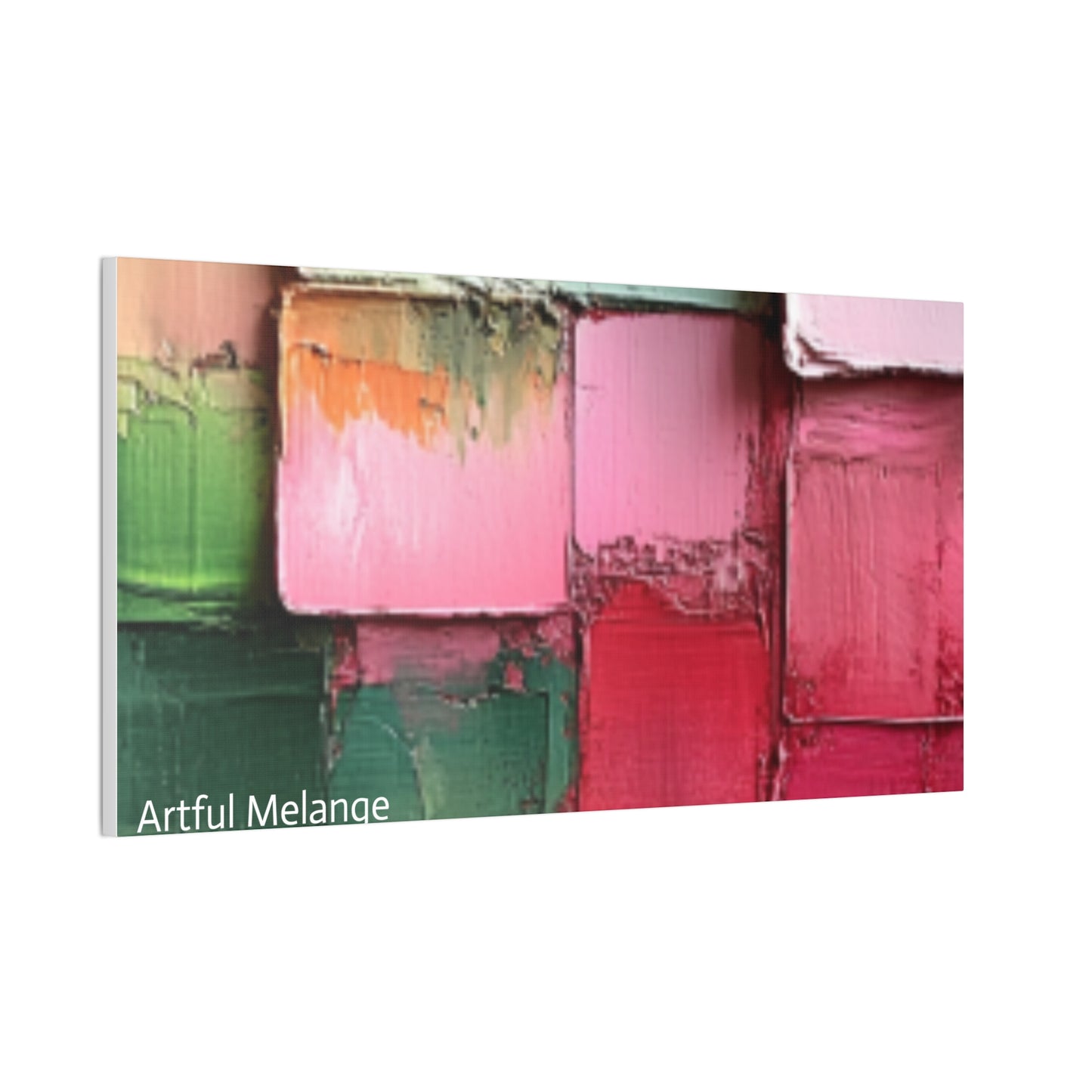 Acrylic Abstract Canvas Print - Richly Textured Artistry