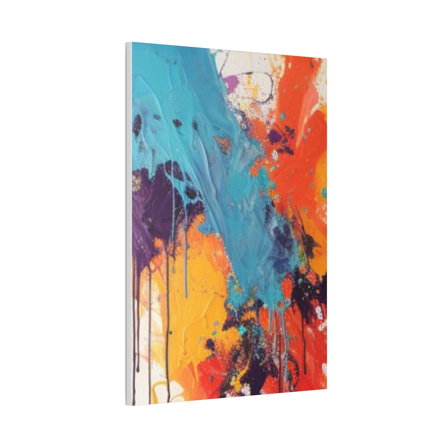 Primary Elegance: A Symphony of Sophistication Canvas Print