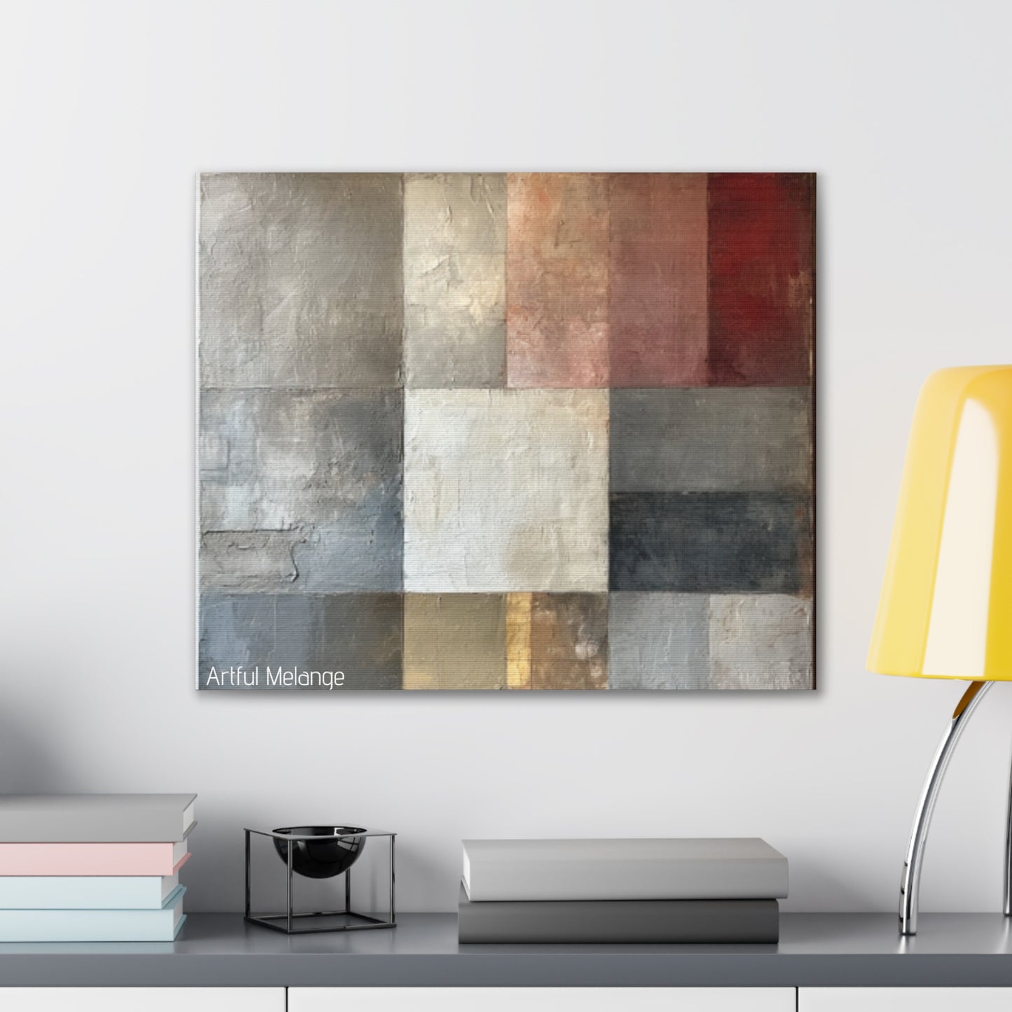 Primary Elegance: A Symphony of Sophistication Canvas Print