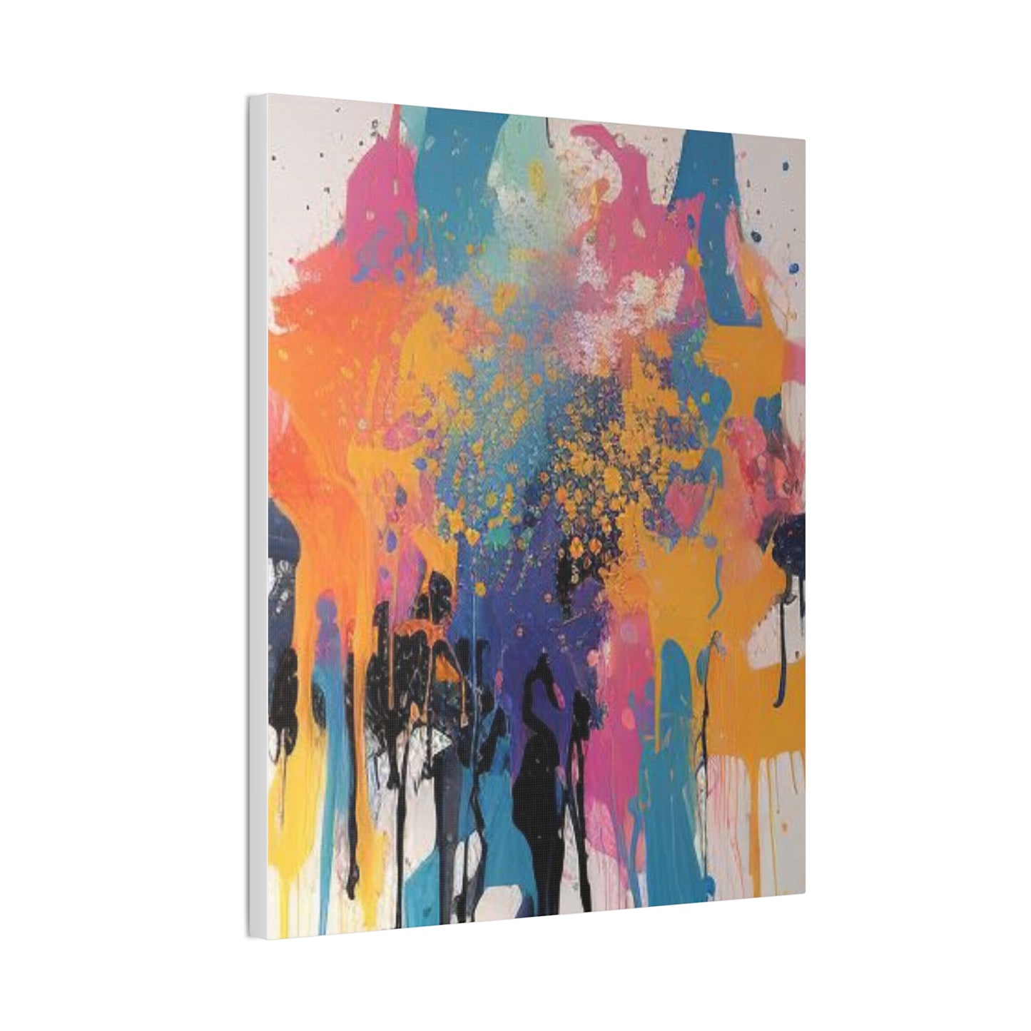 Primary Elegance: A Symphony of Sophistication Canvas Print