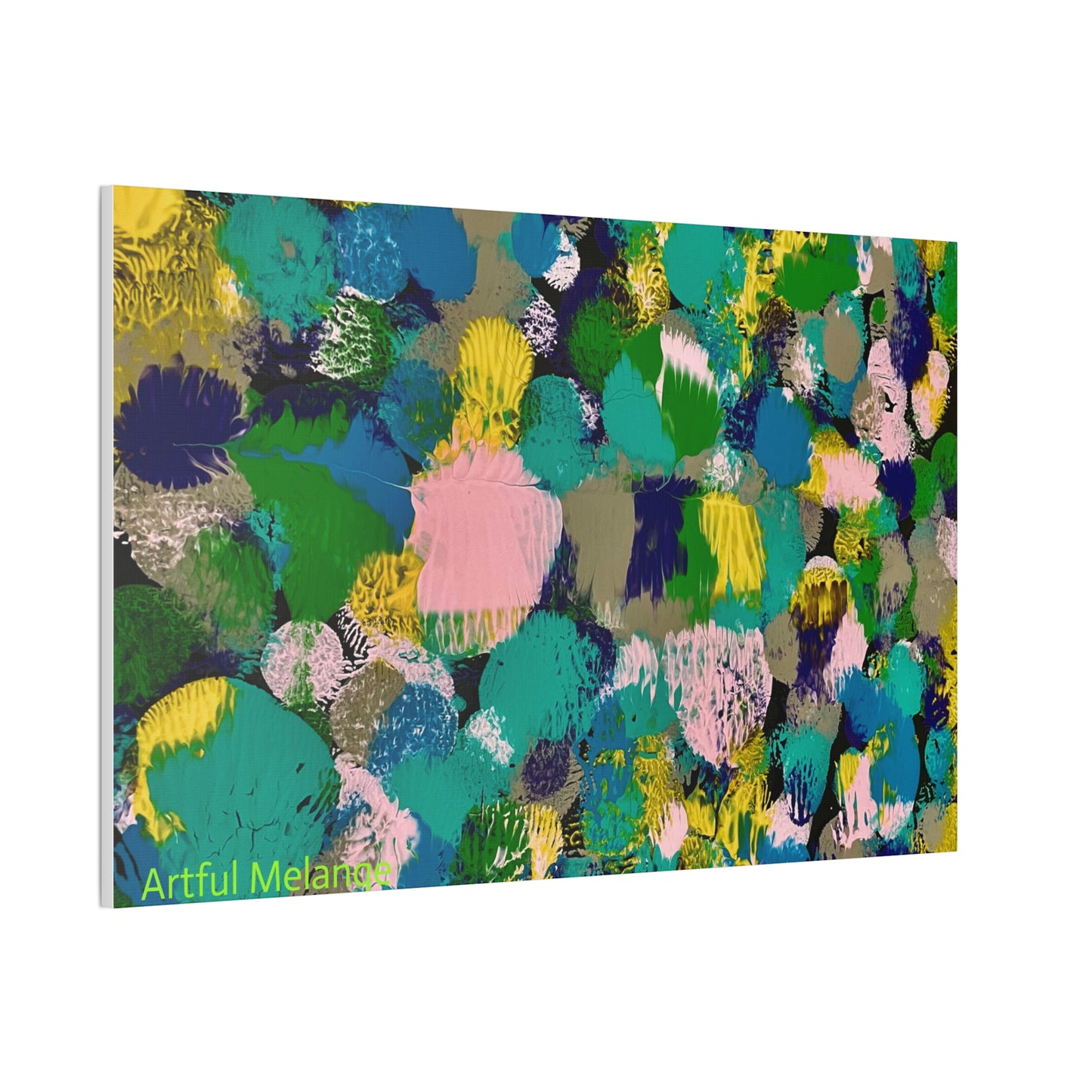 Acrylic Abstract Canvas Print - Richly Textured Artistry