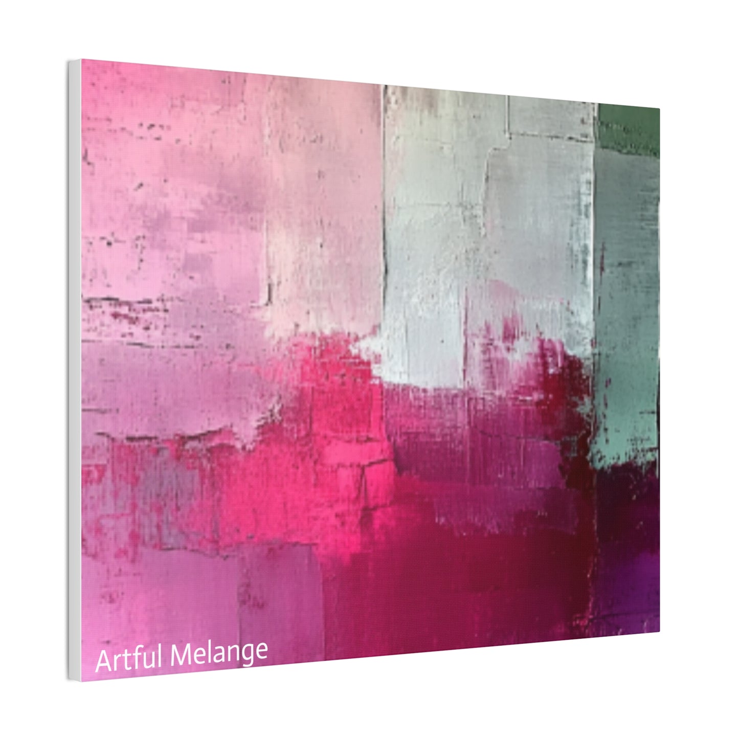 Acrylic Abstract Canvas Print - Richly Textured Artistry