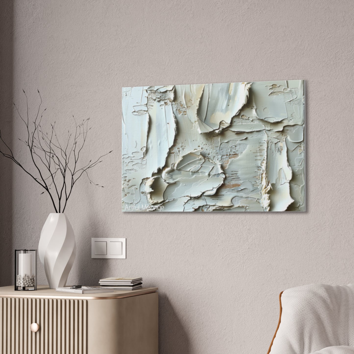 Primary Elegance: A Symphony of Sophistication Canvas Print