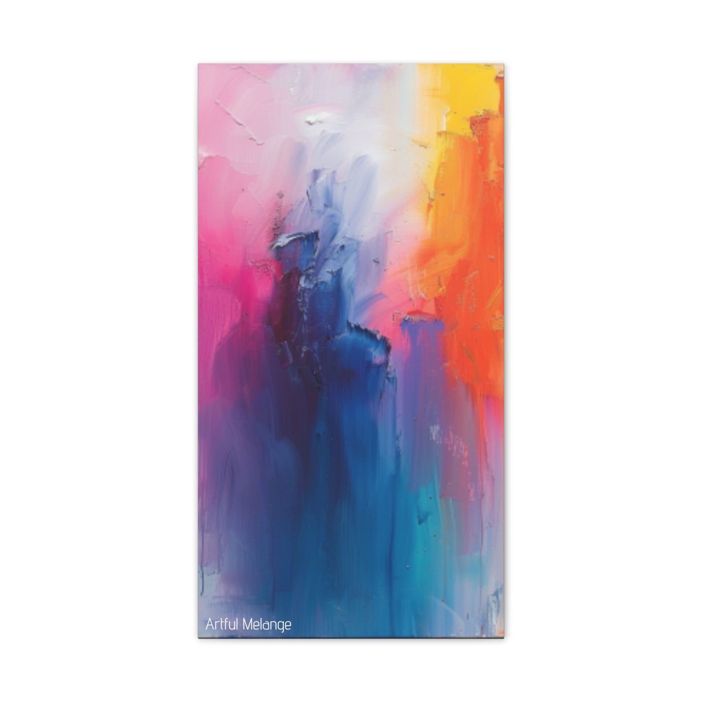 Primary Elegance: A Symphony of Sophistication Canvas Print