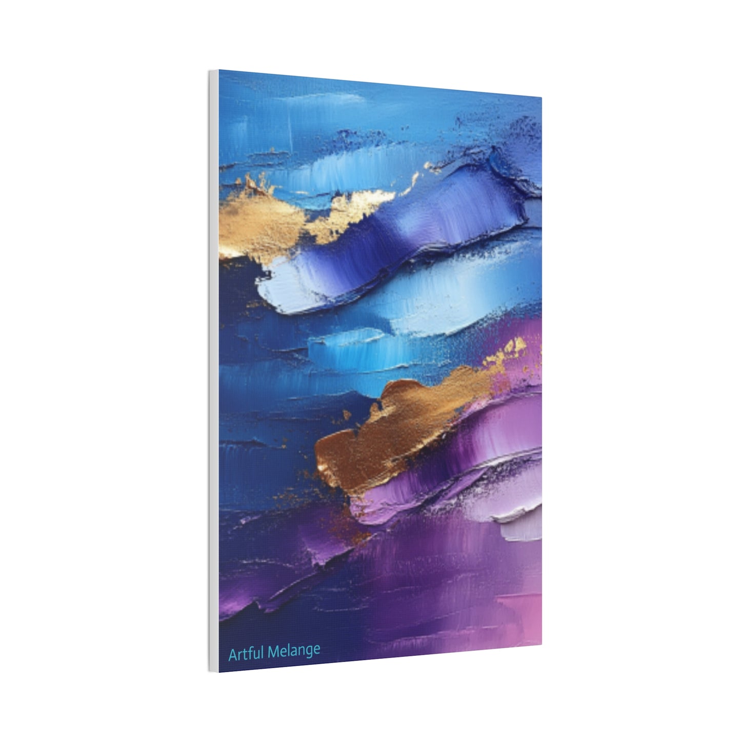 Acrylic Abstract Canvas Print - Richly Textured Artistry