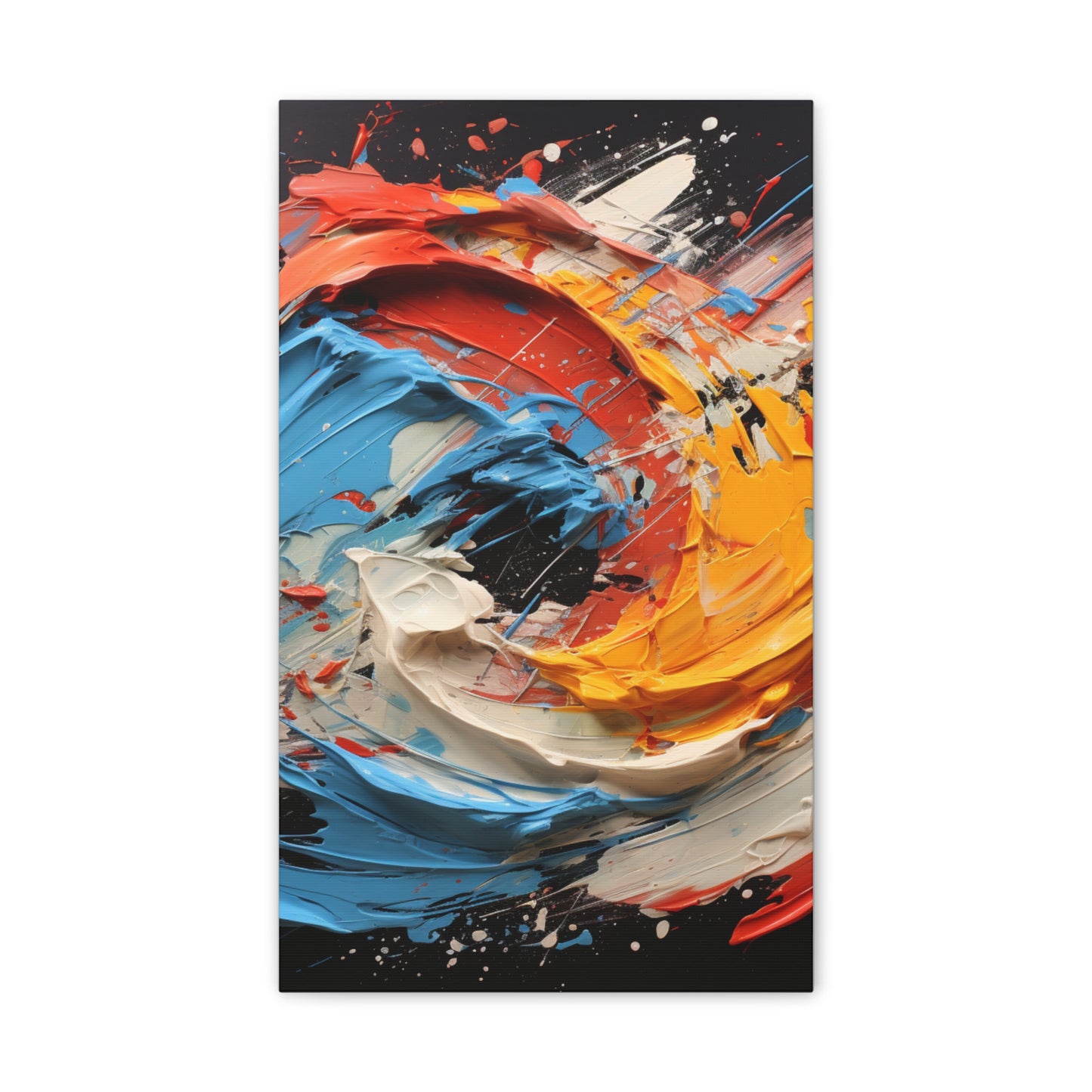 Acrylic Abstract  Canvas Print - Richly Textured Artistry