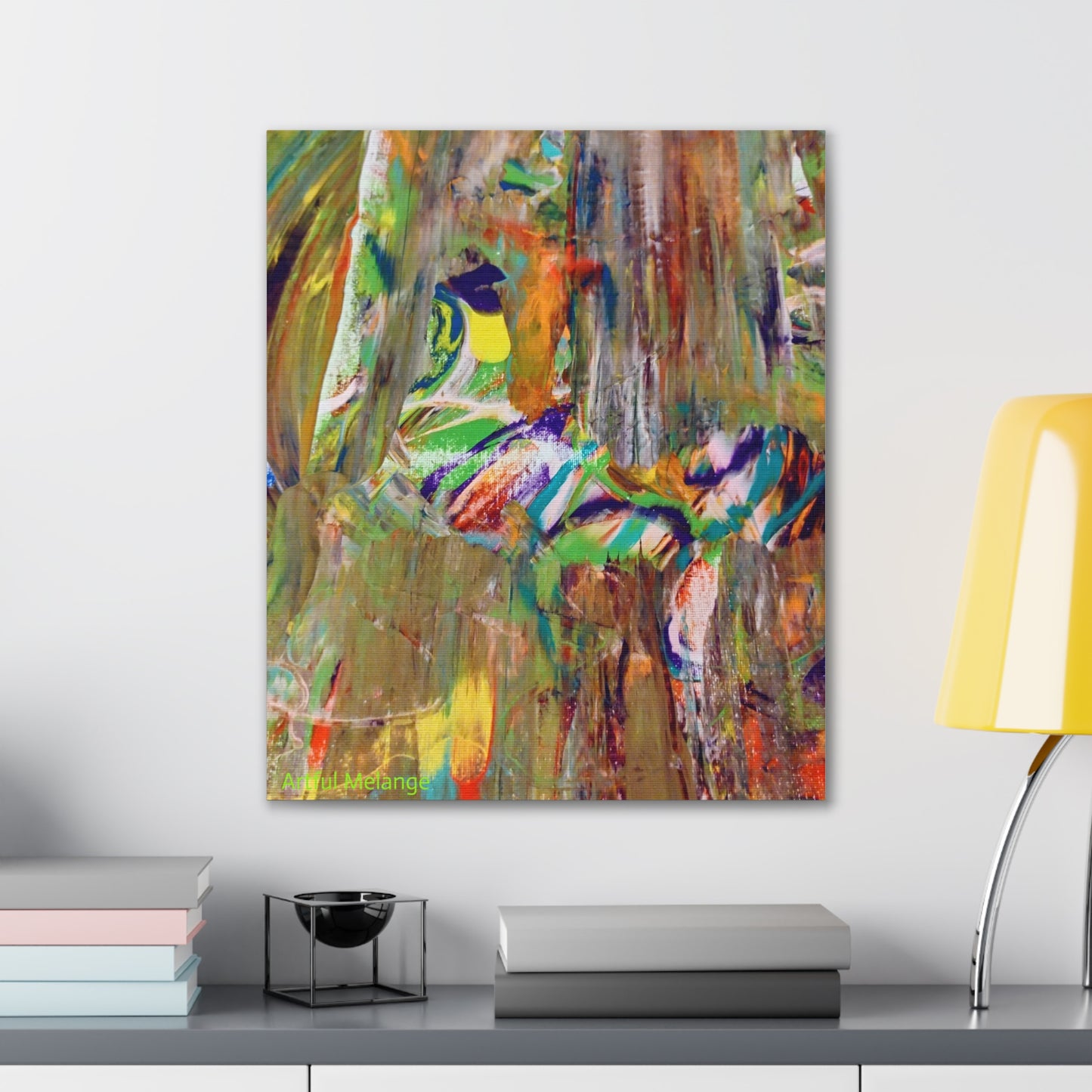 Acrylic Abstract Canvas Print - Richly Textured Artistry