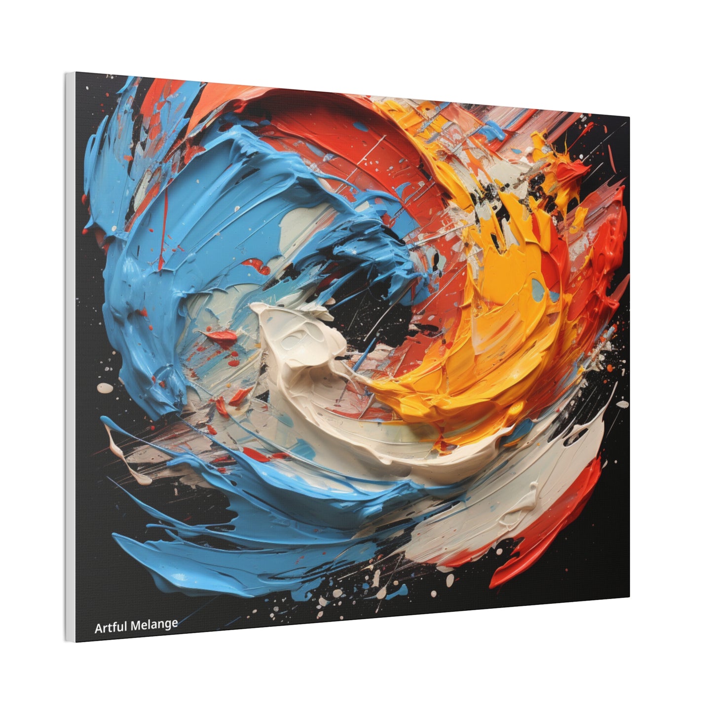 Acrylic Abstract  Canvas Print - Richly Textured Artistry