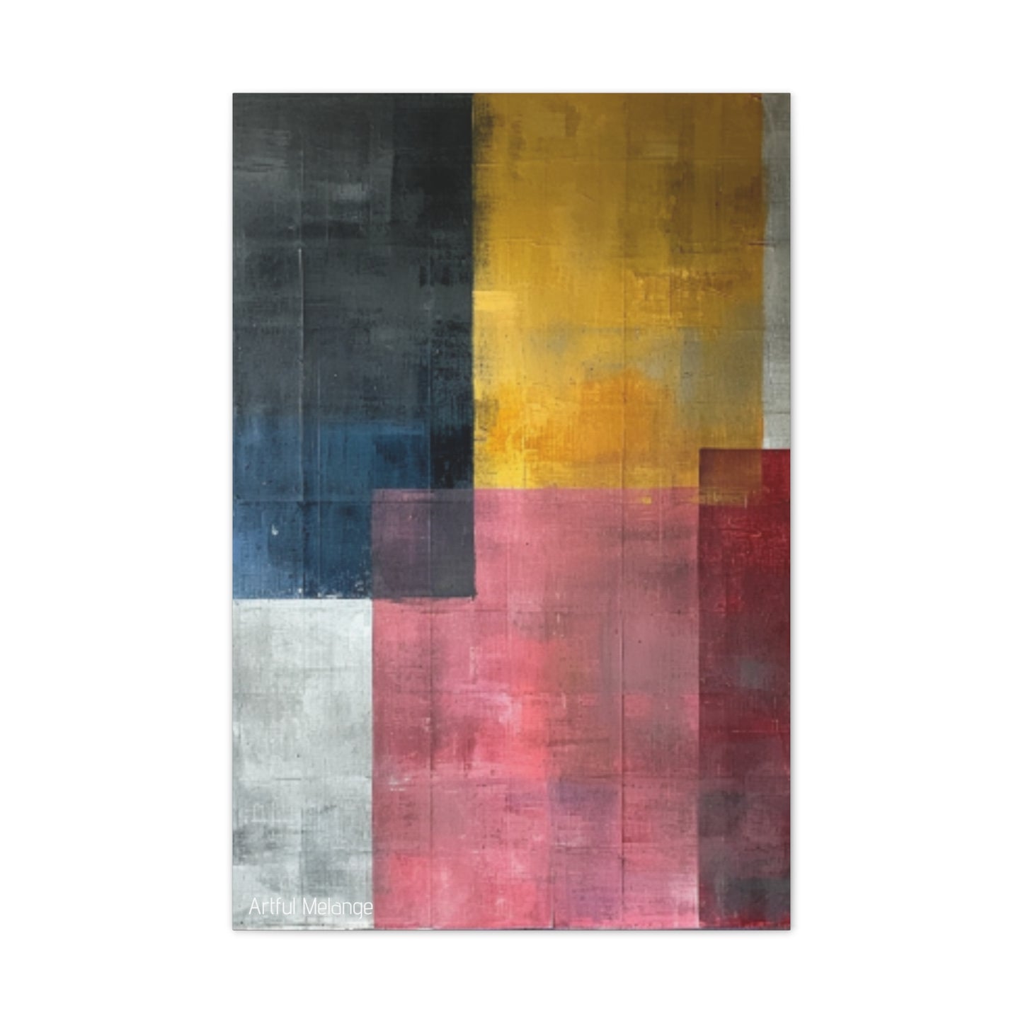 Primary Elegance: A Symphony of Sophistication Canvas Print