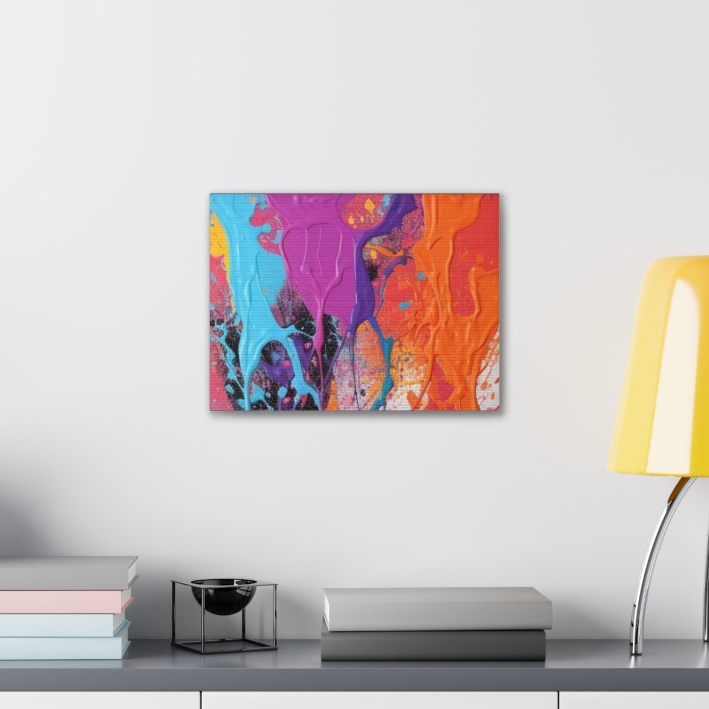 Primary Elegance: A Symphony of Sophistication Canvas Print