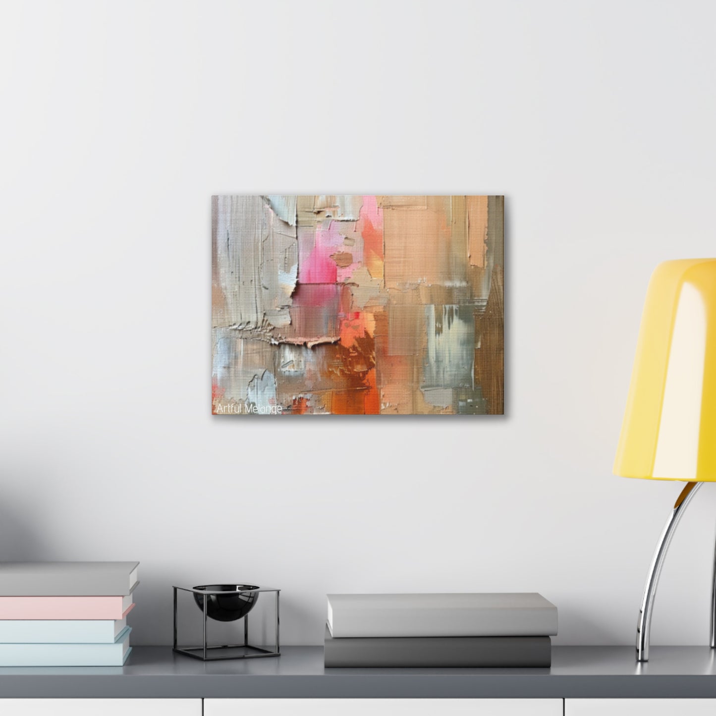 Primary Elegance: A Symphony of Sophistication Canvas Print