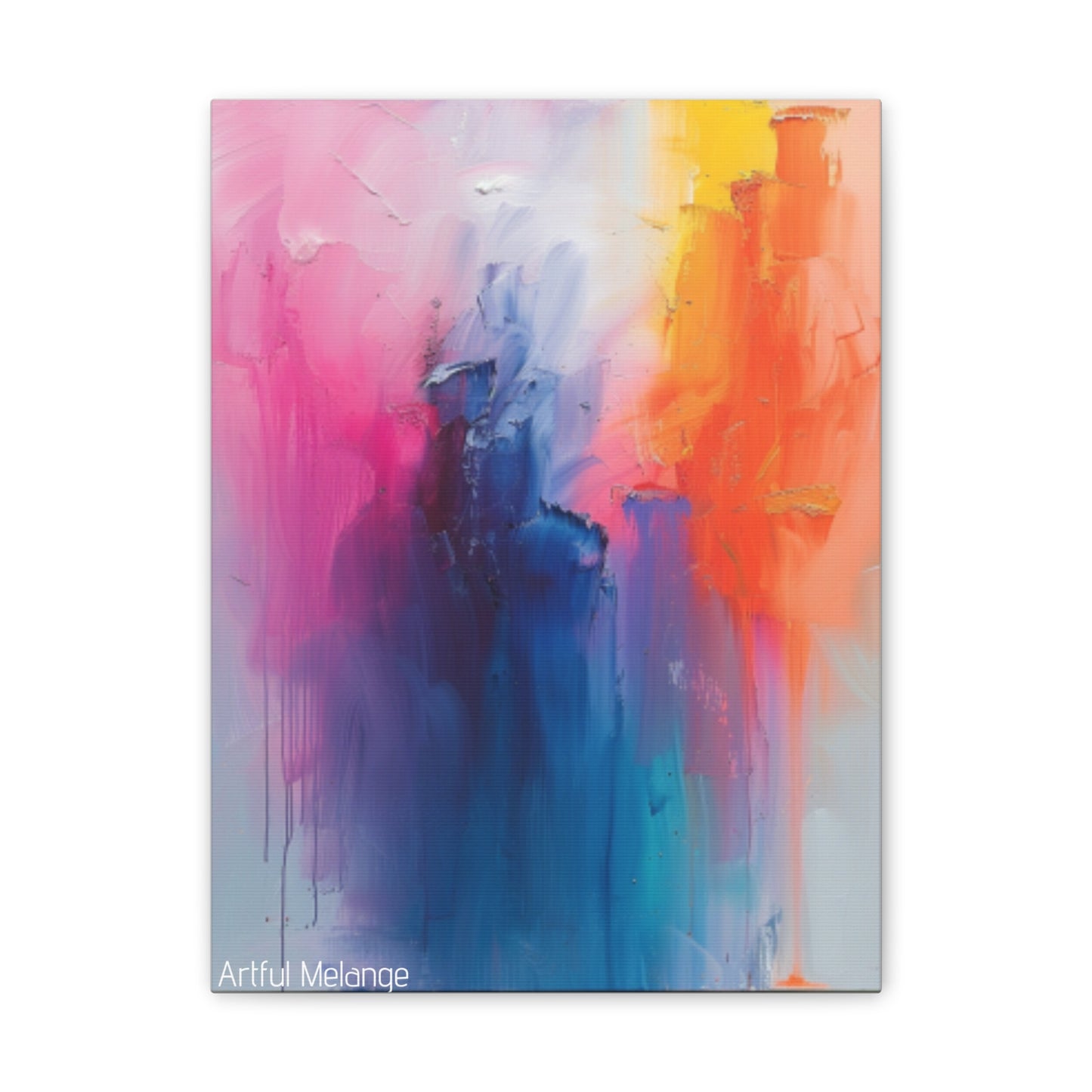 Primary Elegance: A Symphony of Sophistication Canvas Print