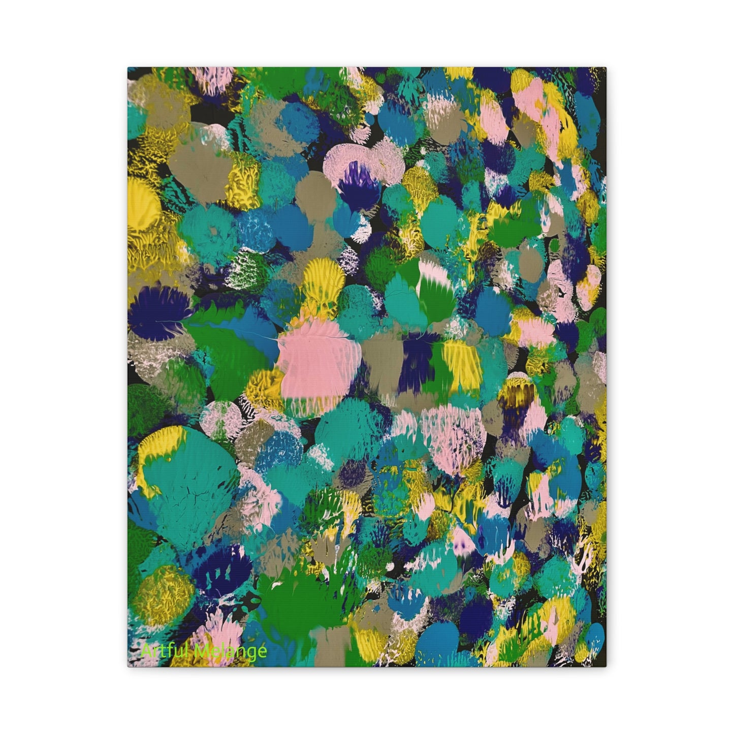 Acrylic Abstract Canvas Print - Richly Textured Artistry